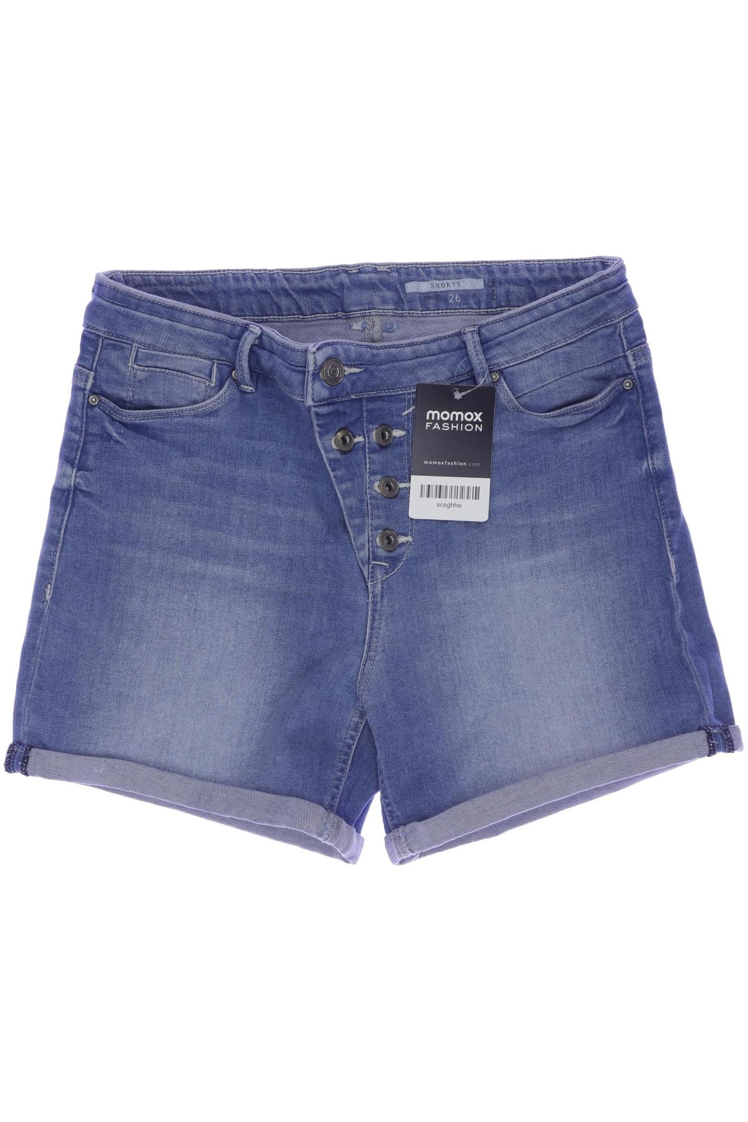 

edc by Esprit Damen Shorts, blau, Gr. 26