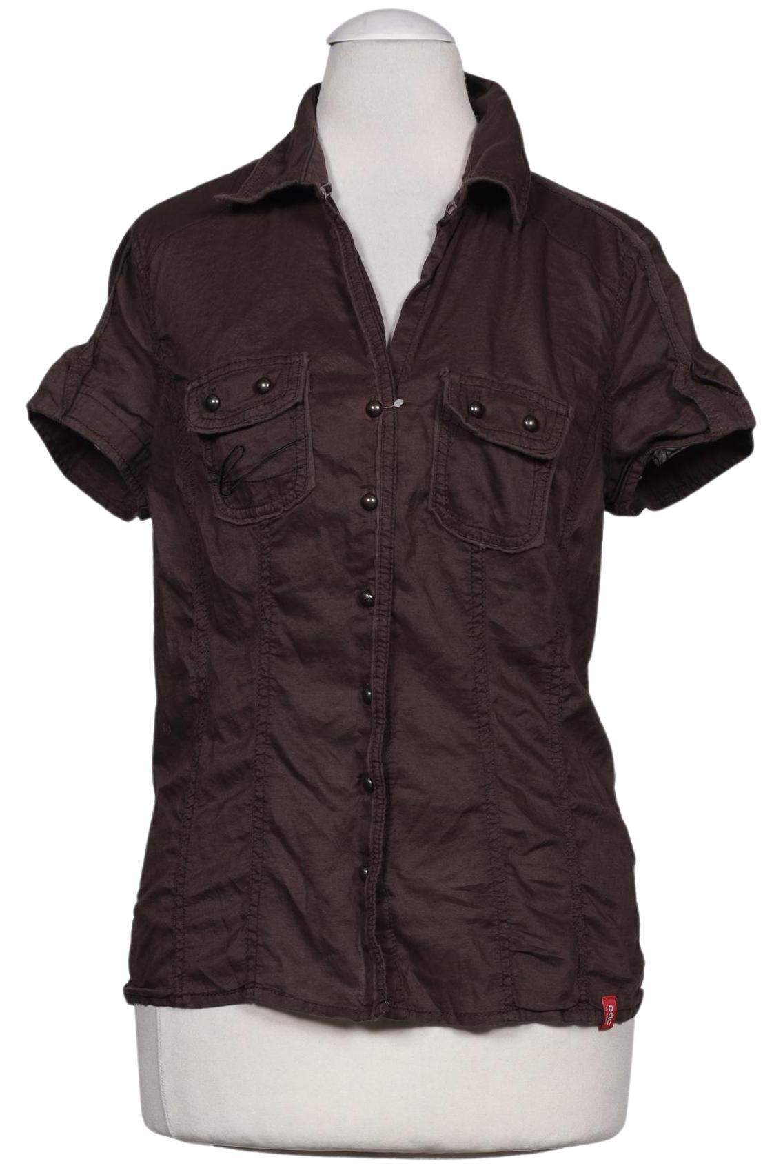 

edc by Esprit Damen Bluse, braun, Gr. 36