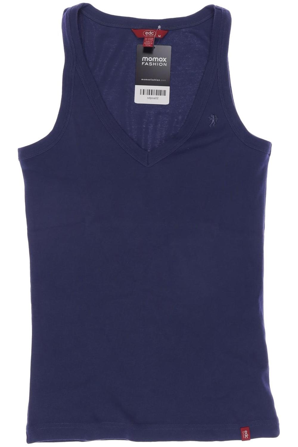 

edc by Esprit Damen Top, marineblau, Gr. 38