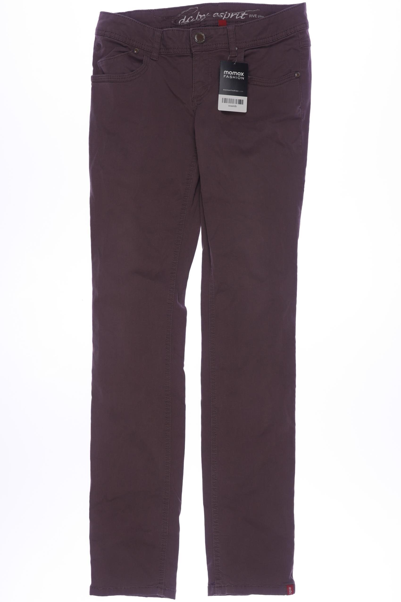 

edc by Esprit Damen Stoffhose, bordeaux, Gr. 36