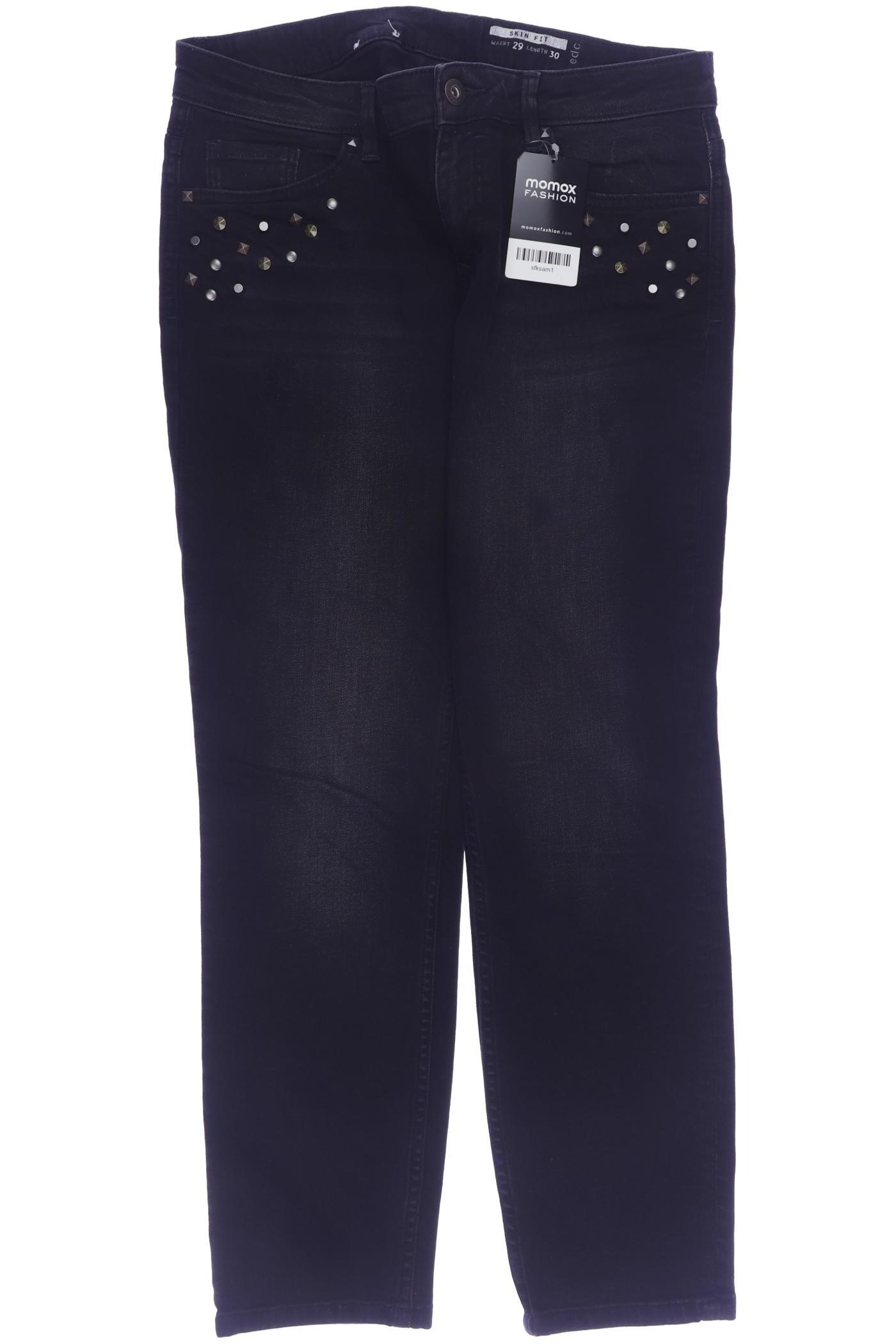 

edc by Esprit Damen Jeans, schwarz, Gr. 29