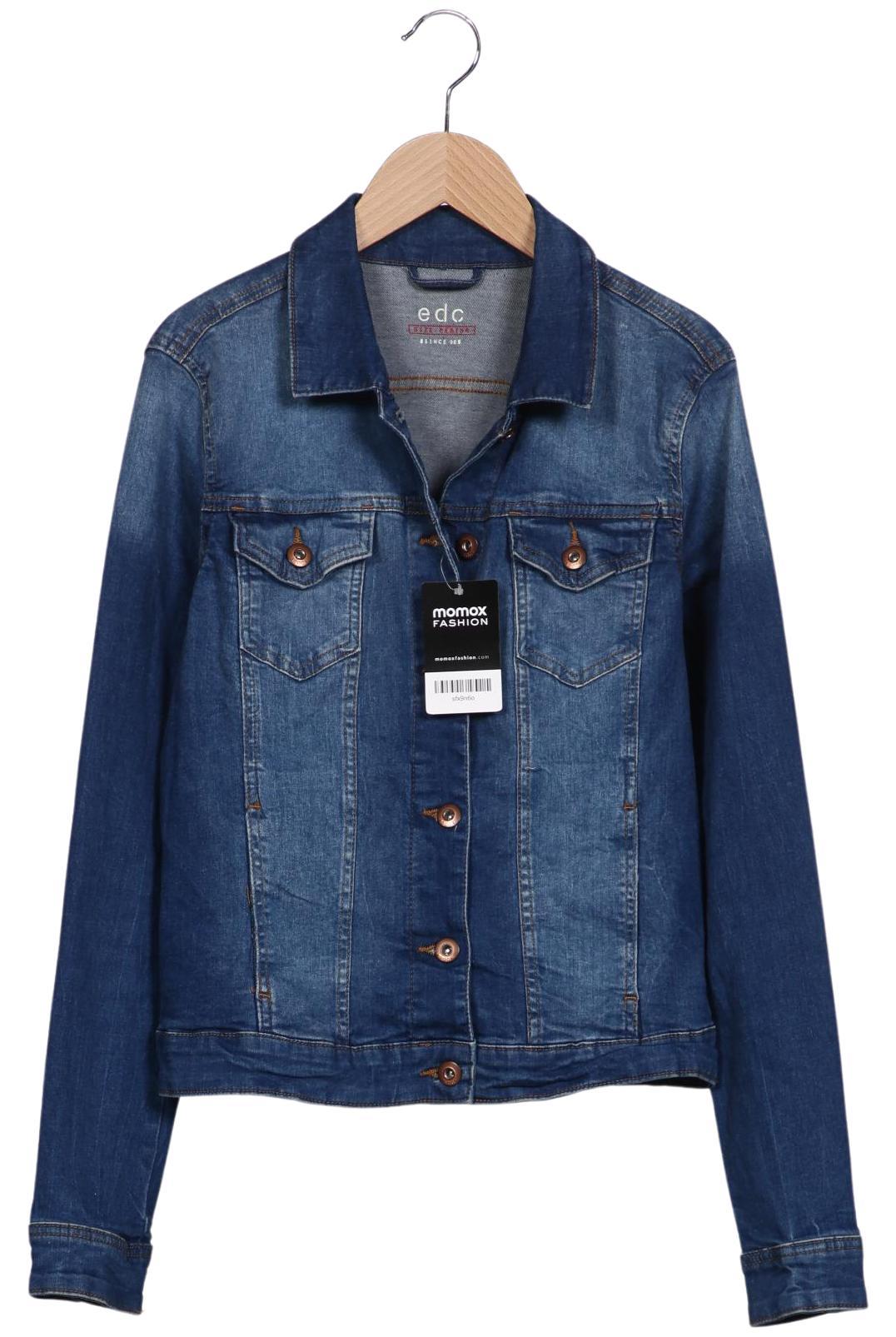 

edc by Esprit Damen Jacke, blau, Gr. 38