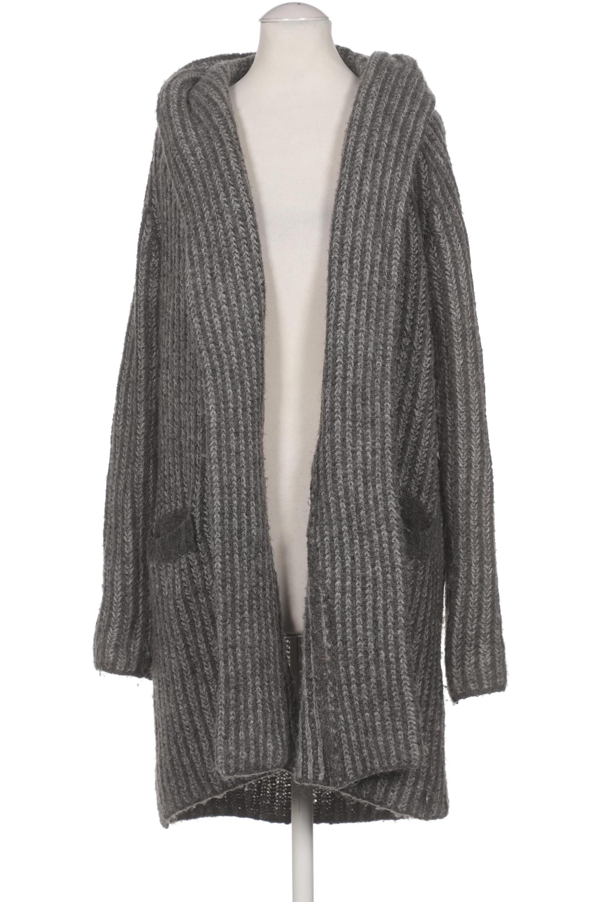 

edc by Esprit Damen Strickjacke, grau, Gr. 34