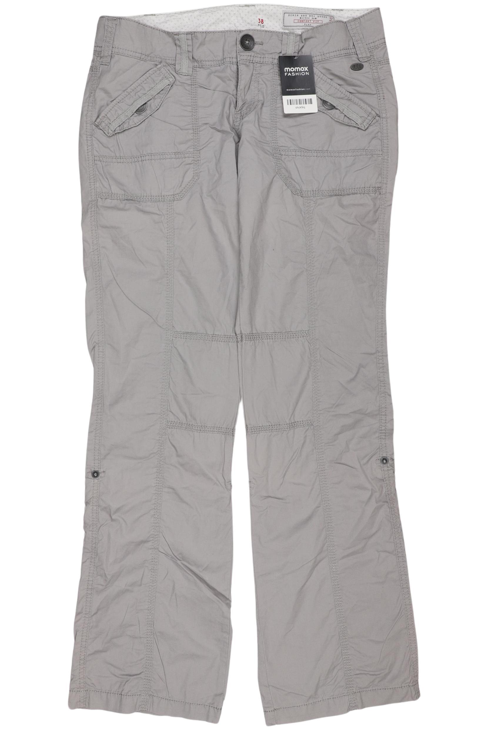 

edc by Esprit Damen Stoffhose, grau, Gr. 38