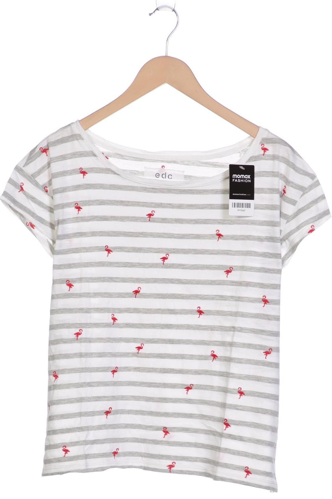 

edc by Esprit Damen T-Shirt, weiß