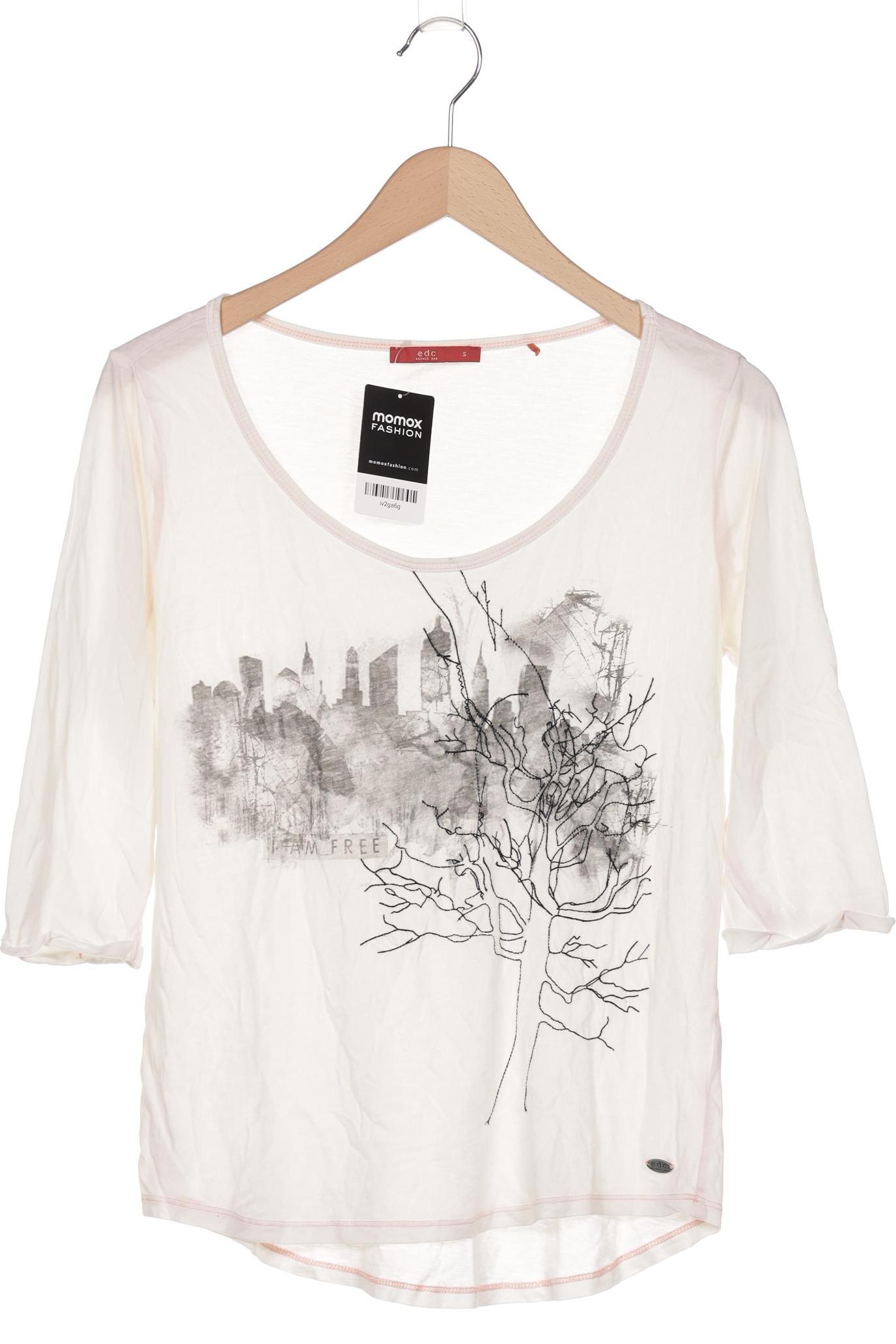 

edc by Esprit Damen T-Shirt, cremeweiß, Gr. 36