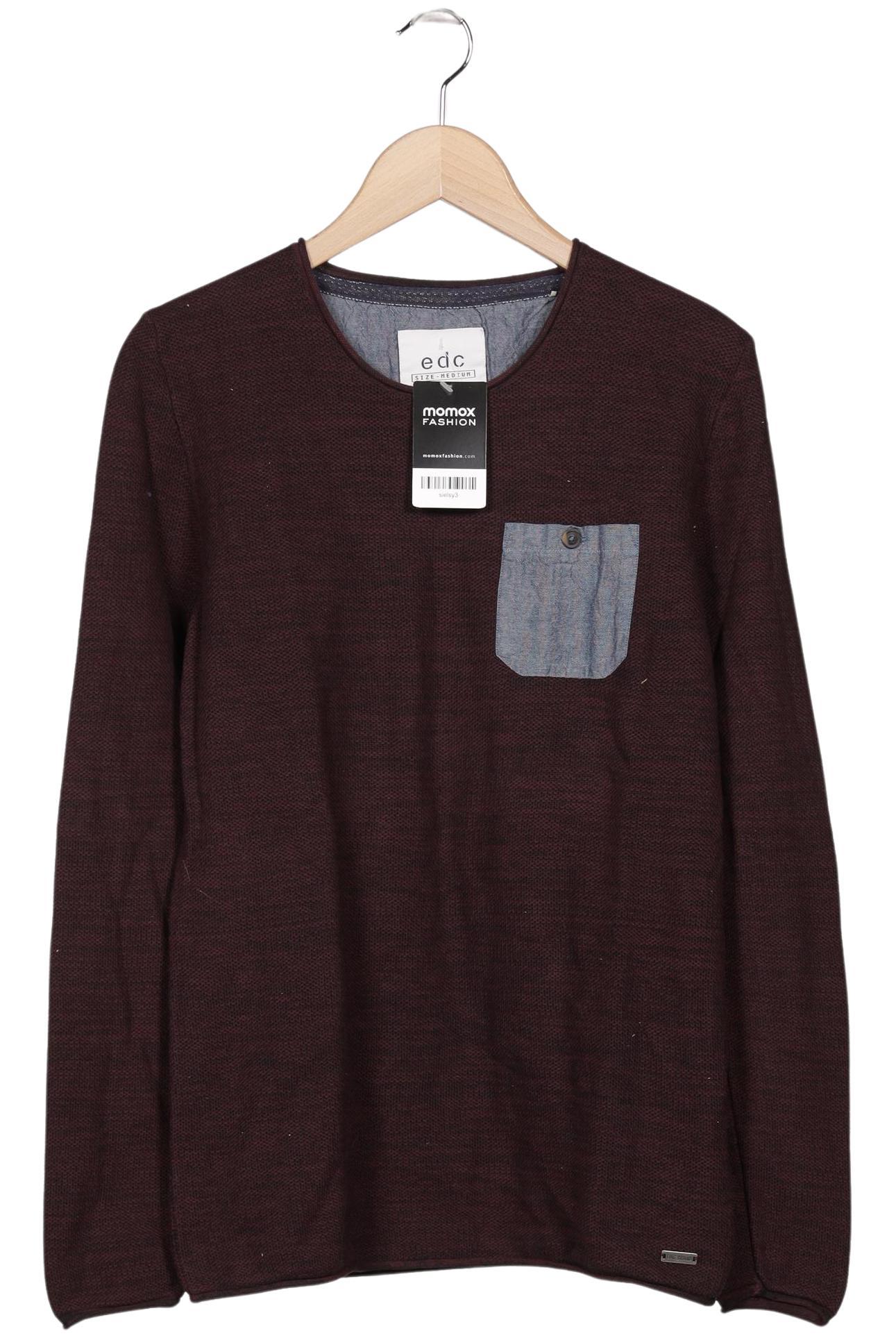 Thumbnail - edc by Esprit Herren Pullover, bordeaux, Gr. 48
