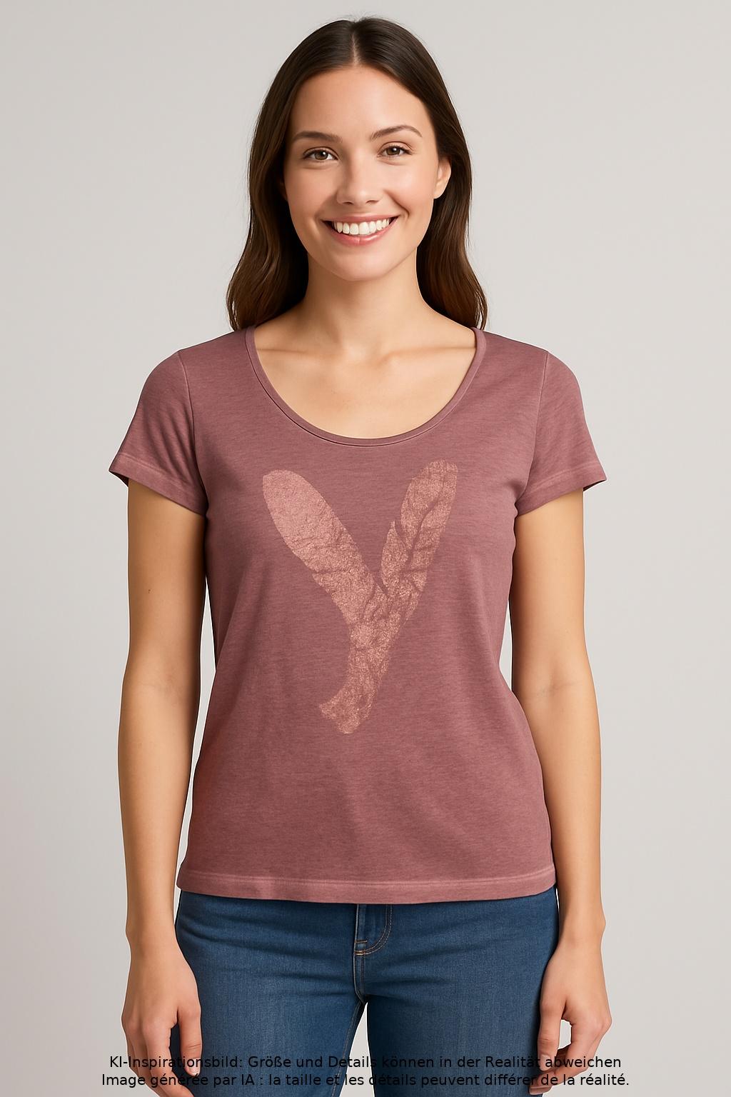 

edc by Esprit Damen T-Shirt, pink, Gr. 34