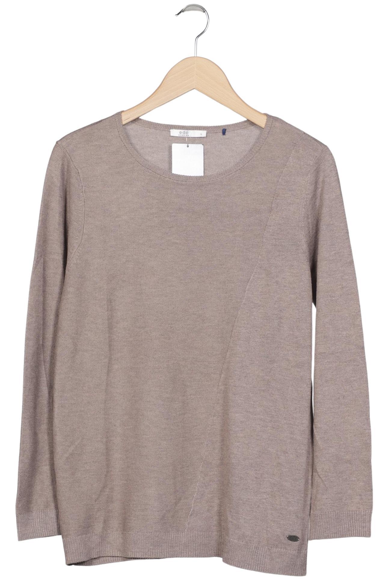 

edc by Esprit Damen Pullover, beige, Gr. 42