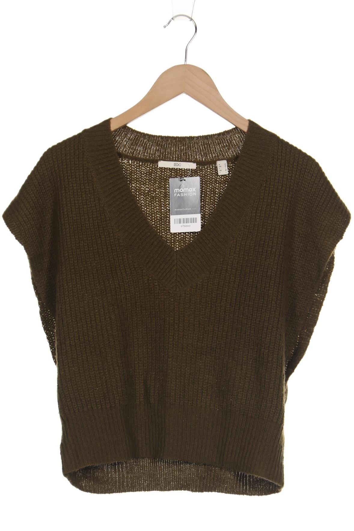 

edc by Esprit Damen Pullover, grün, Gr. 38