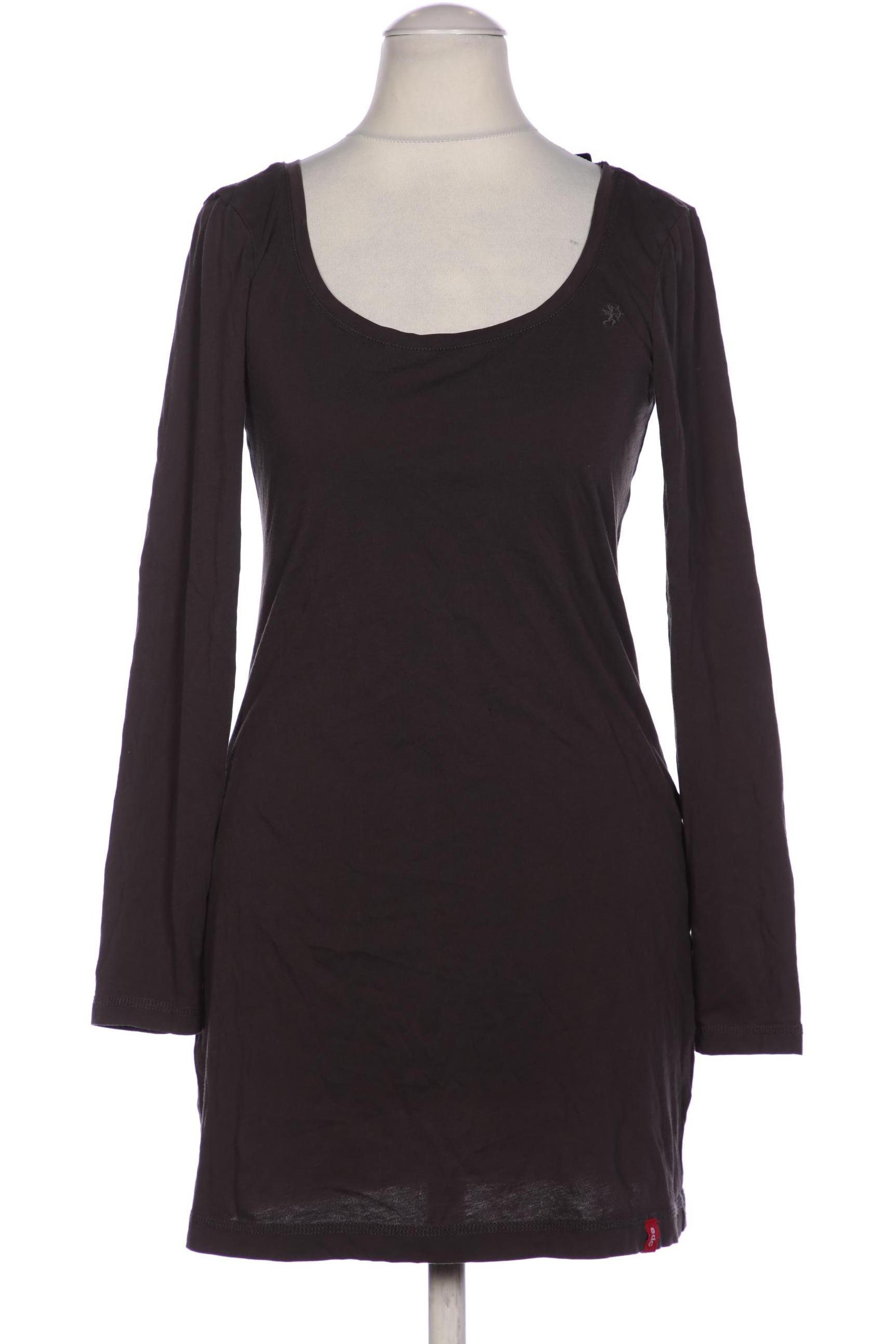 

edc by Esprit Damen Langarmshirt, grau, Gr. 36