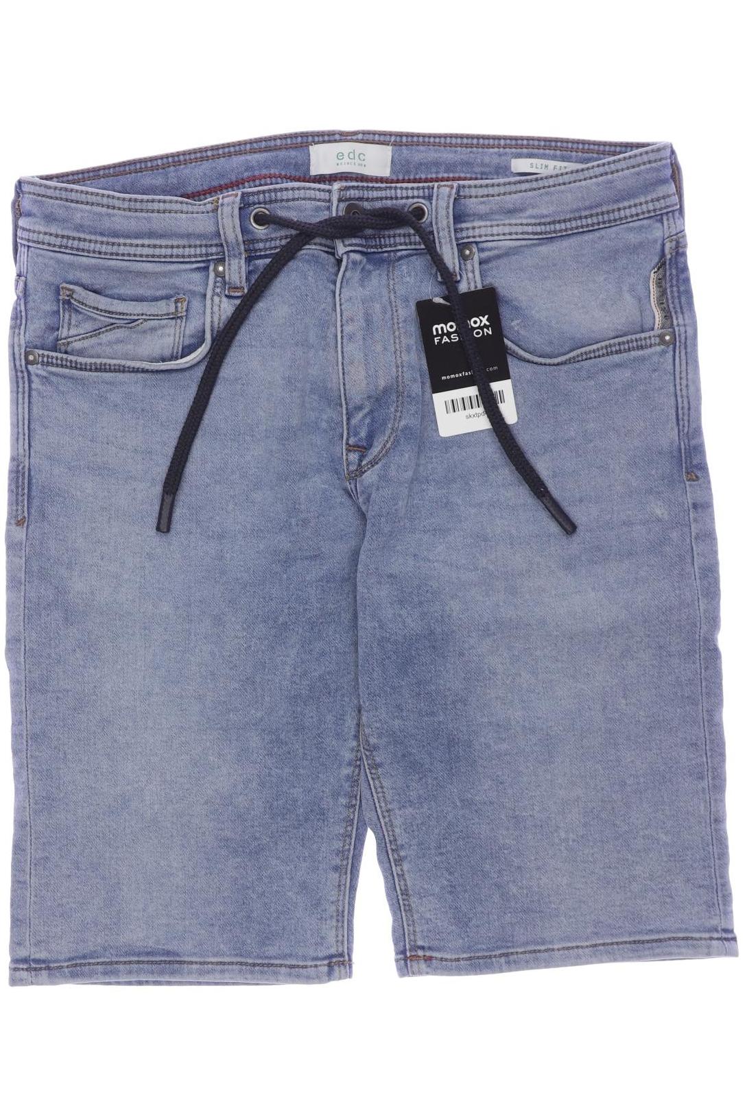 

edc by Esprit Herren Shorts, blau, Gr. 31