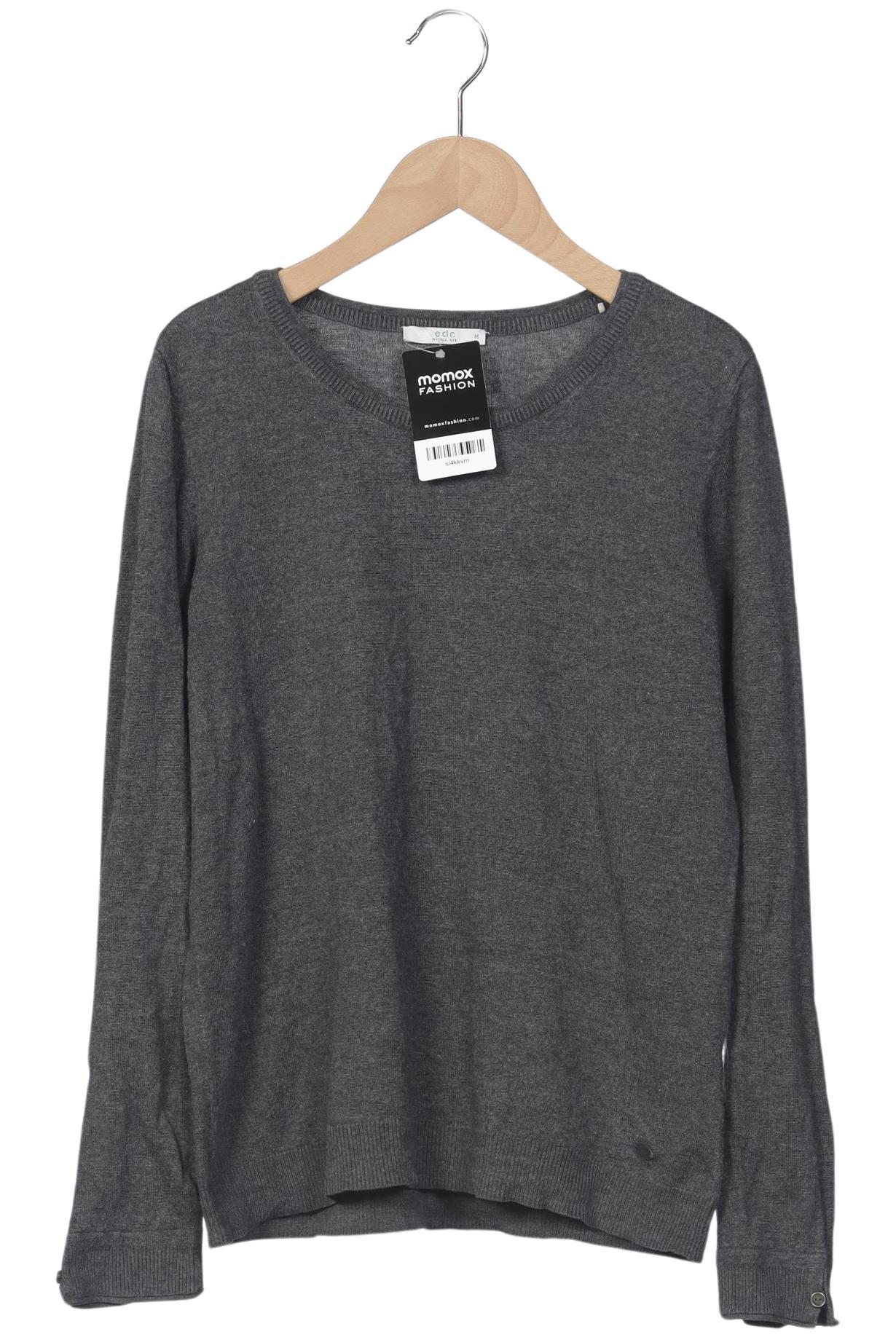 

edc by Esprit Damen Pullover, grau, Gr. 38