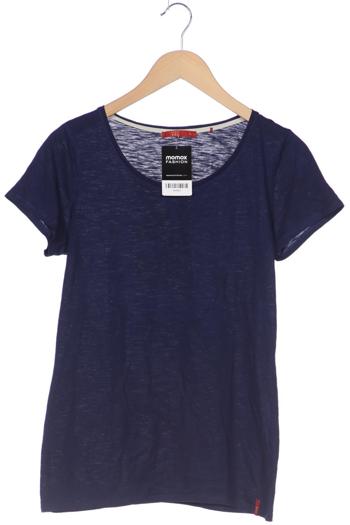 

edc by Esprit Damen T-Shirt, marineblau