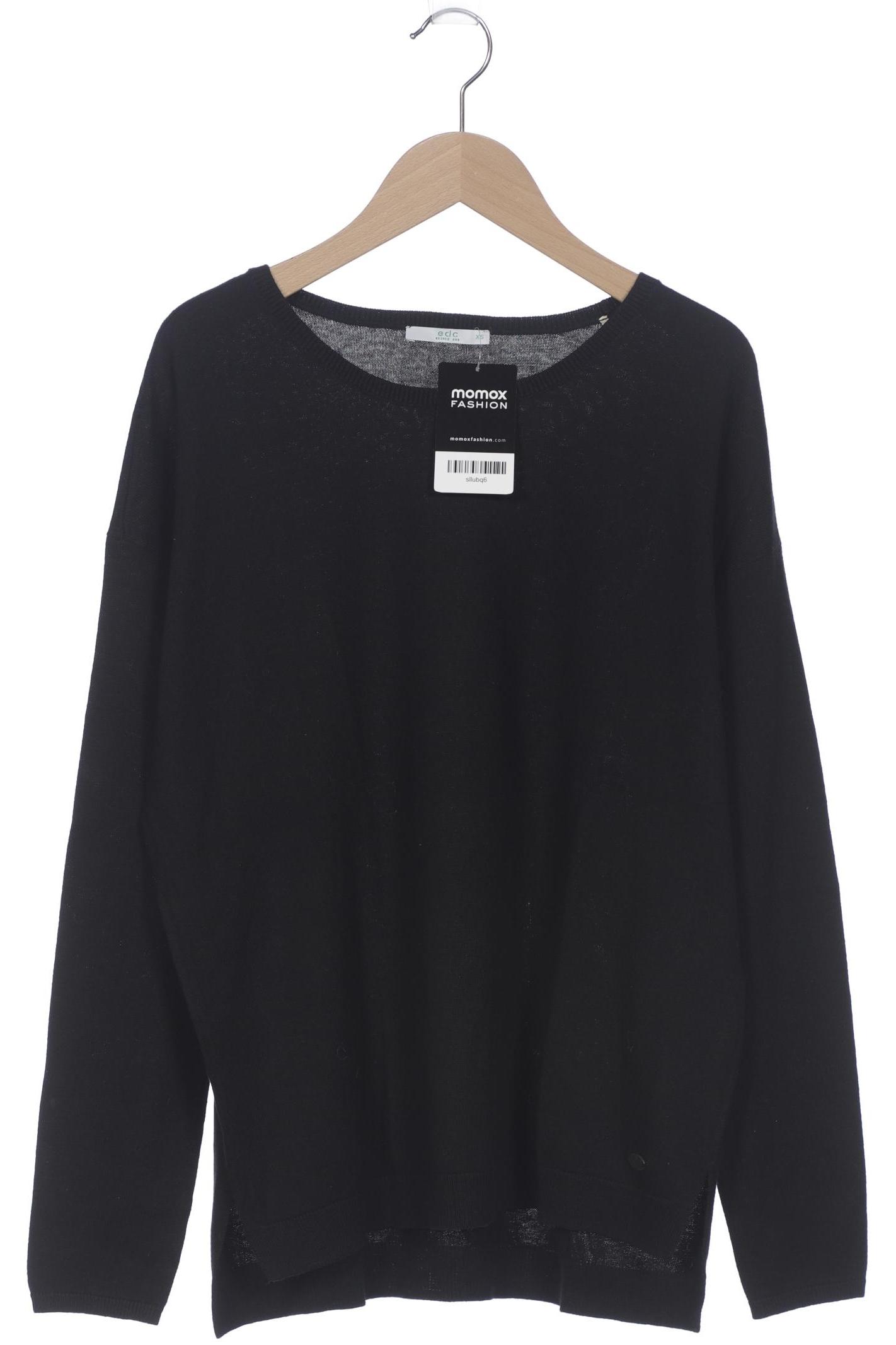 

edc by Esprit Damen Pullover, schwarz, Gr. 34