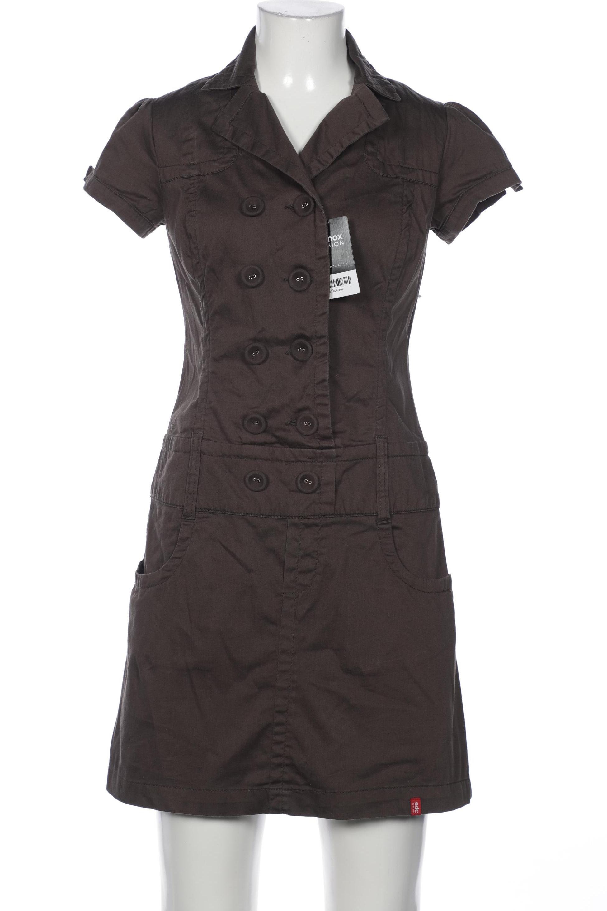

edc by Esprit Damen Kleid, grün, Gr. 34