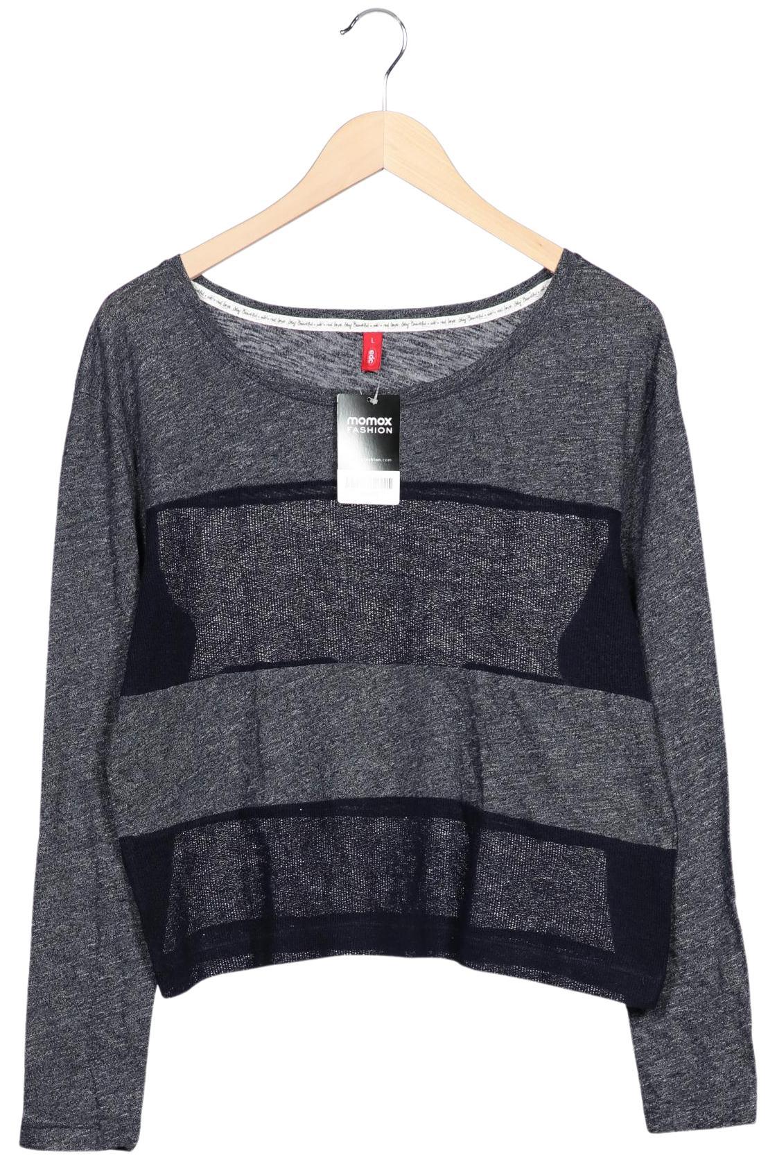 

edc by Esprit Damen Langarmshirt, mehrfarbig, Gr. 42