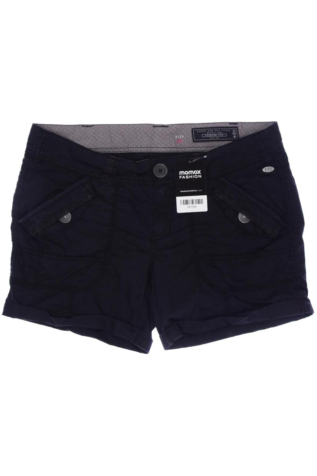 

edc by Esprit Damen Shorts, schwarz, Gr. 38