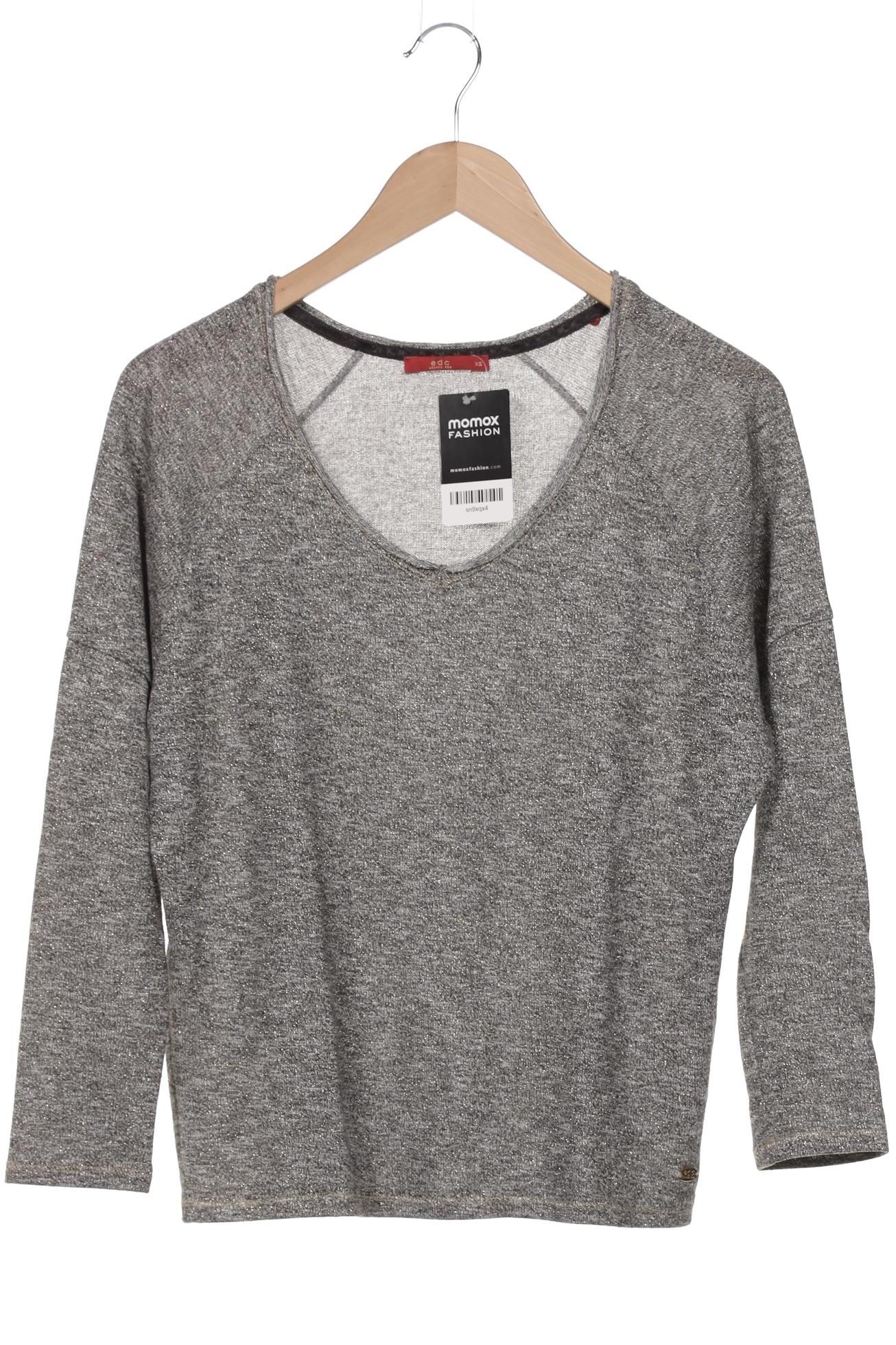 

edc by Esprit Damen Pullover, grau, Gr. 34