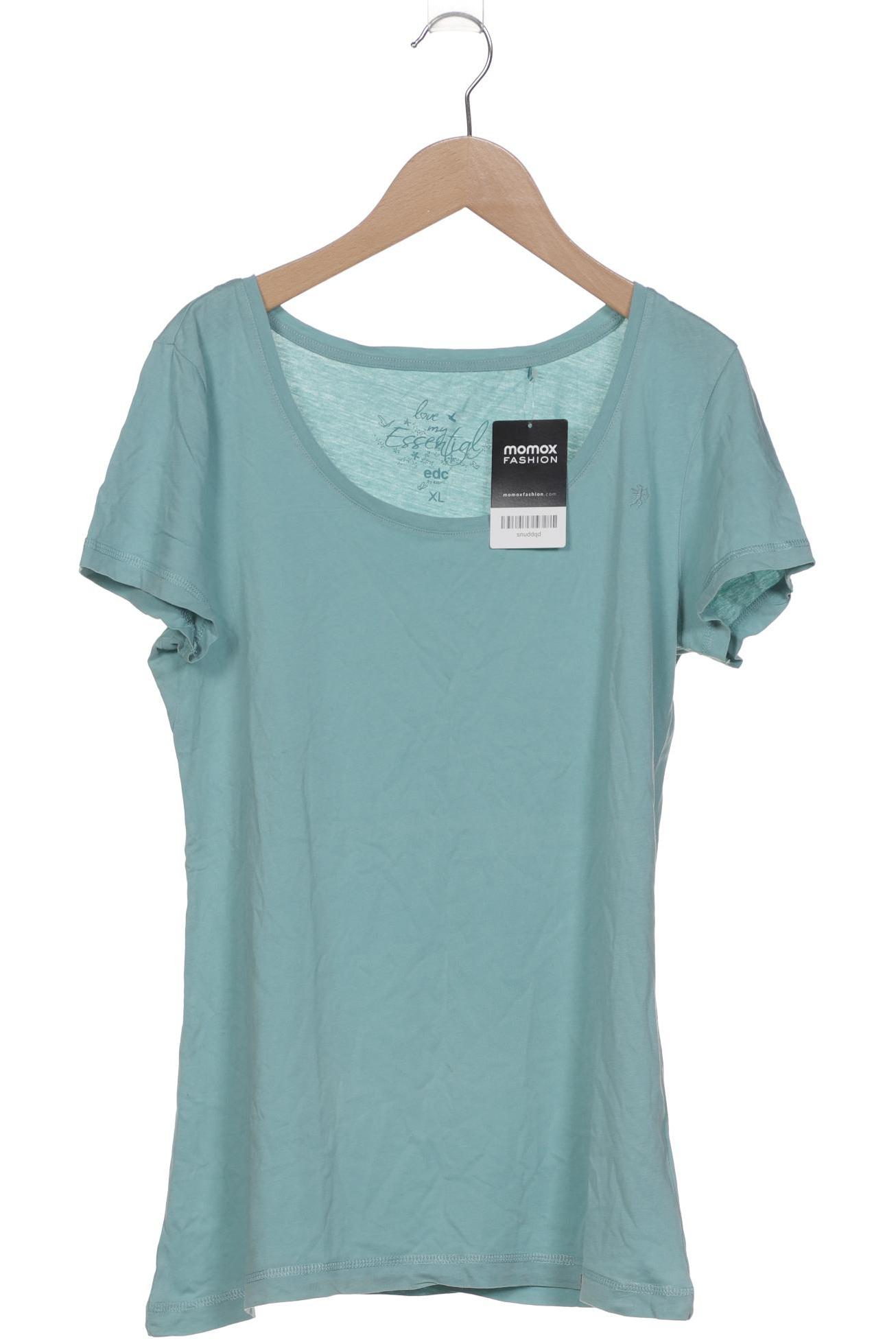 

edc by Esprit Damen T-Shirt, türkis, Gr. 44