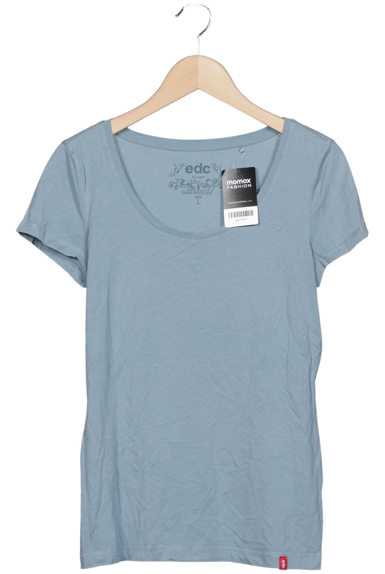 

edc by Esprit Damen T-Shirt, hellblau, Gr. 42