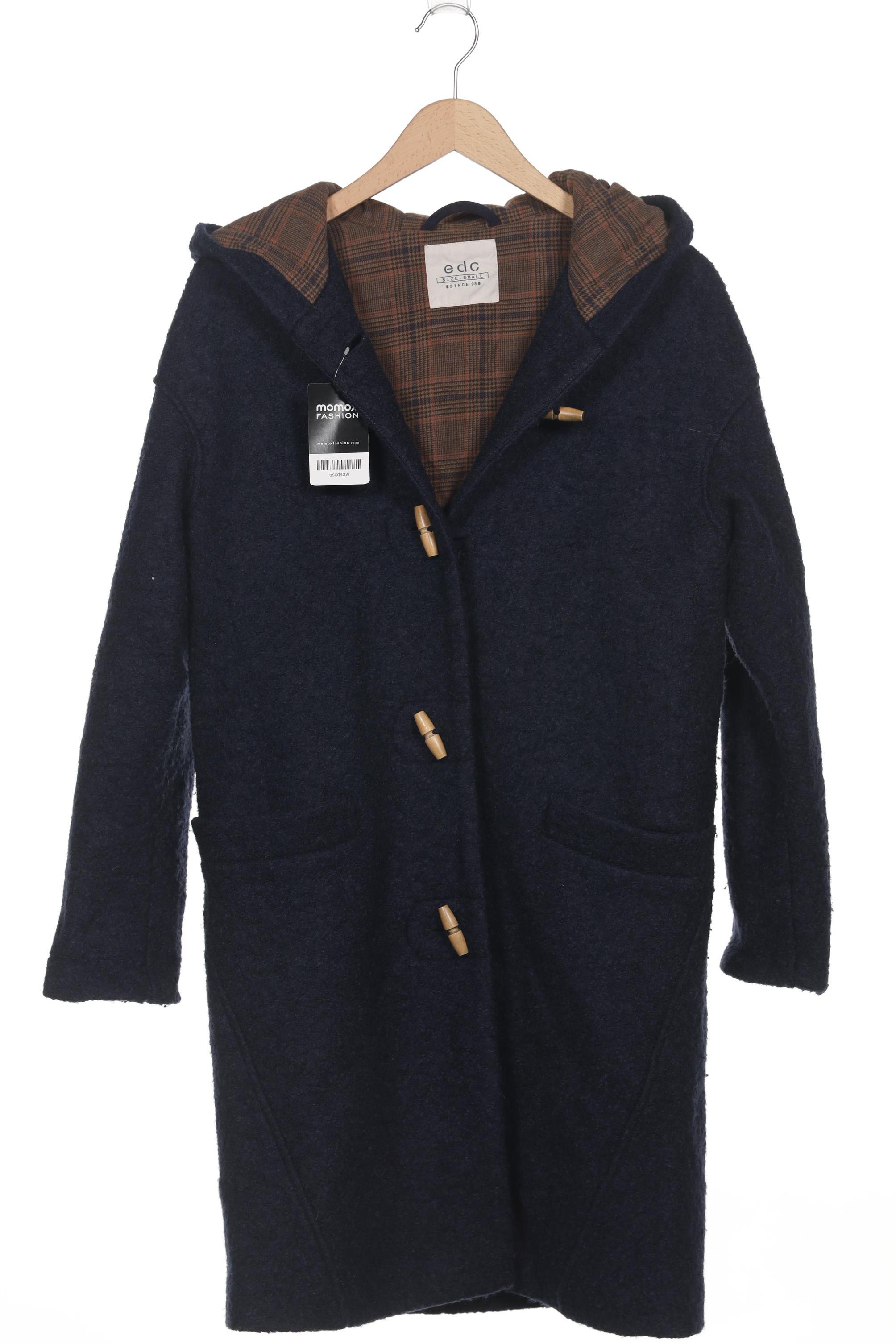 

edc by Esprit Damen Mantel, marineblau, Gr. 36
