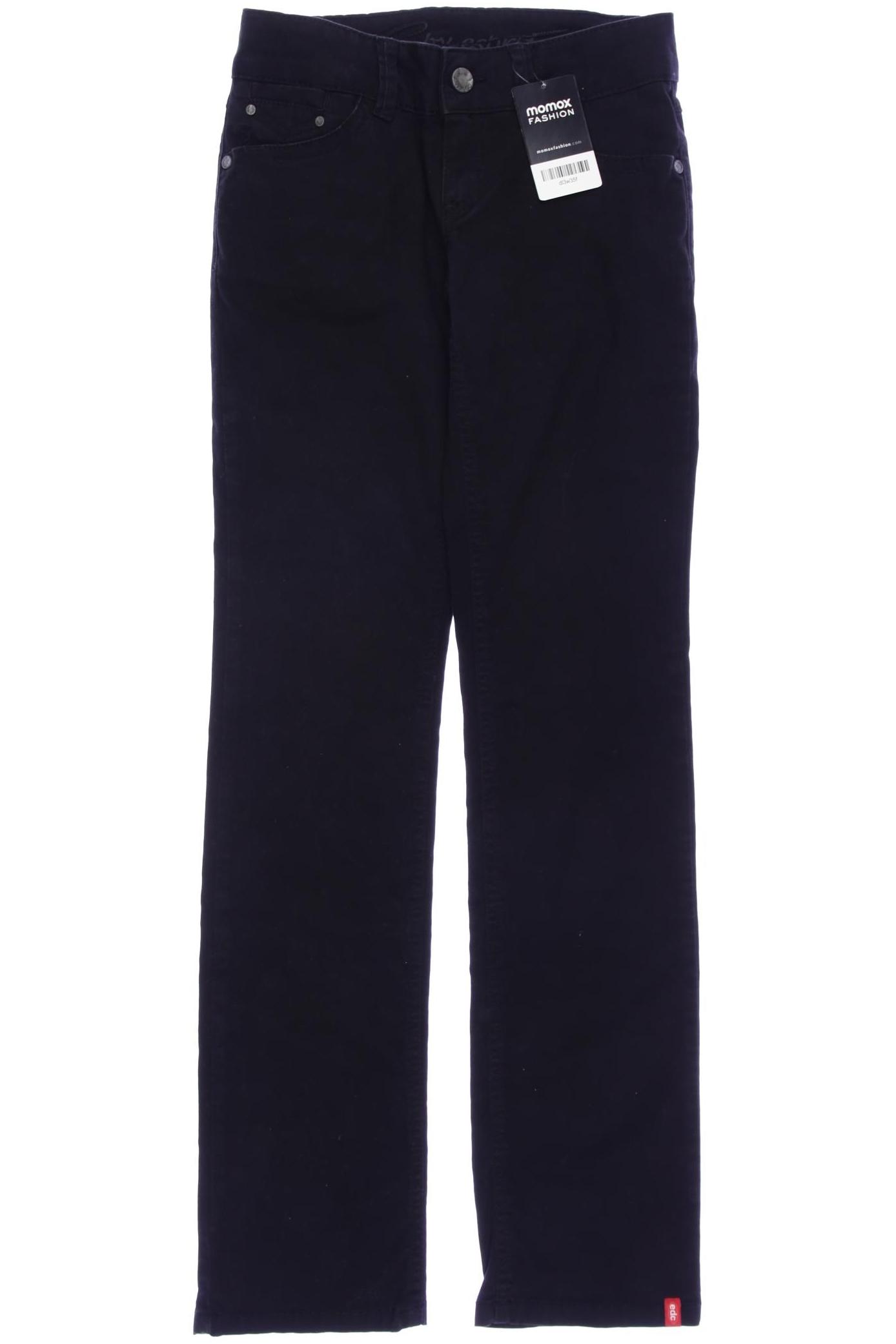 

edc by Esprit Damen Stoffhose, schwarz, Gr. 32