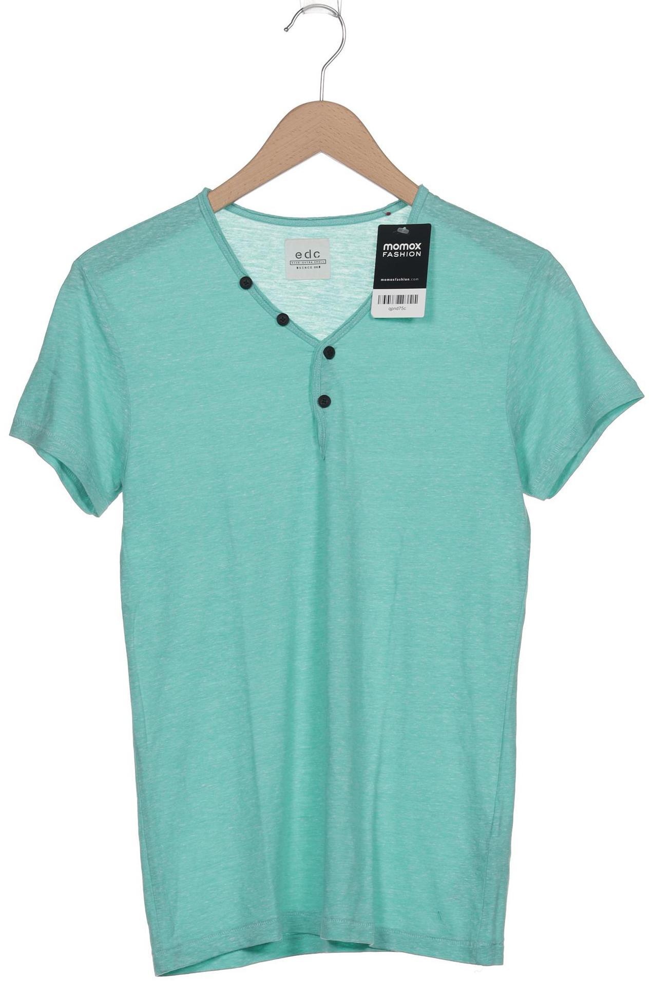 

edc by Esprit Damen T-Shirt, türkis, Gr. 34