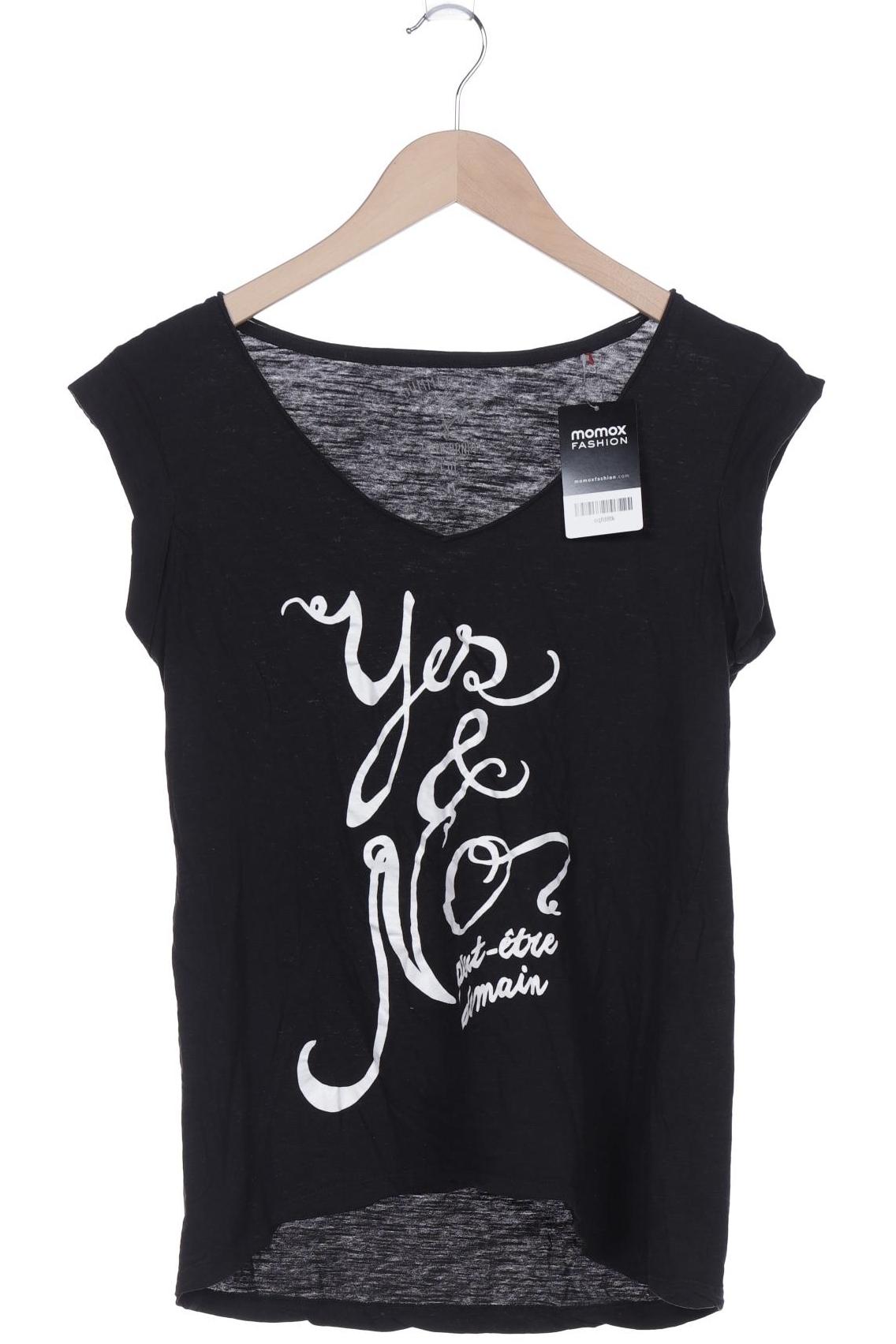 

edc by Esprit Damen Top, schwarz, Gr. 38