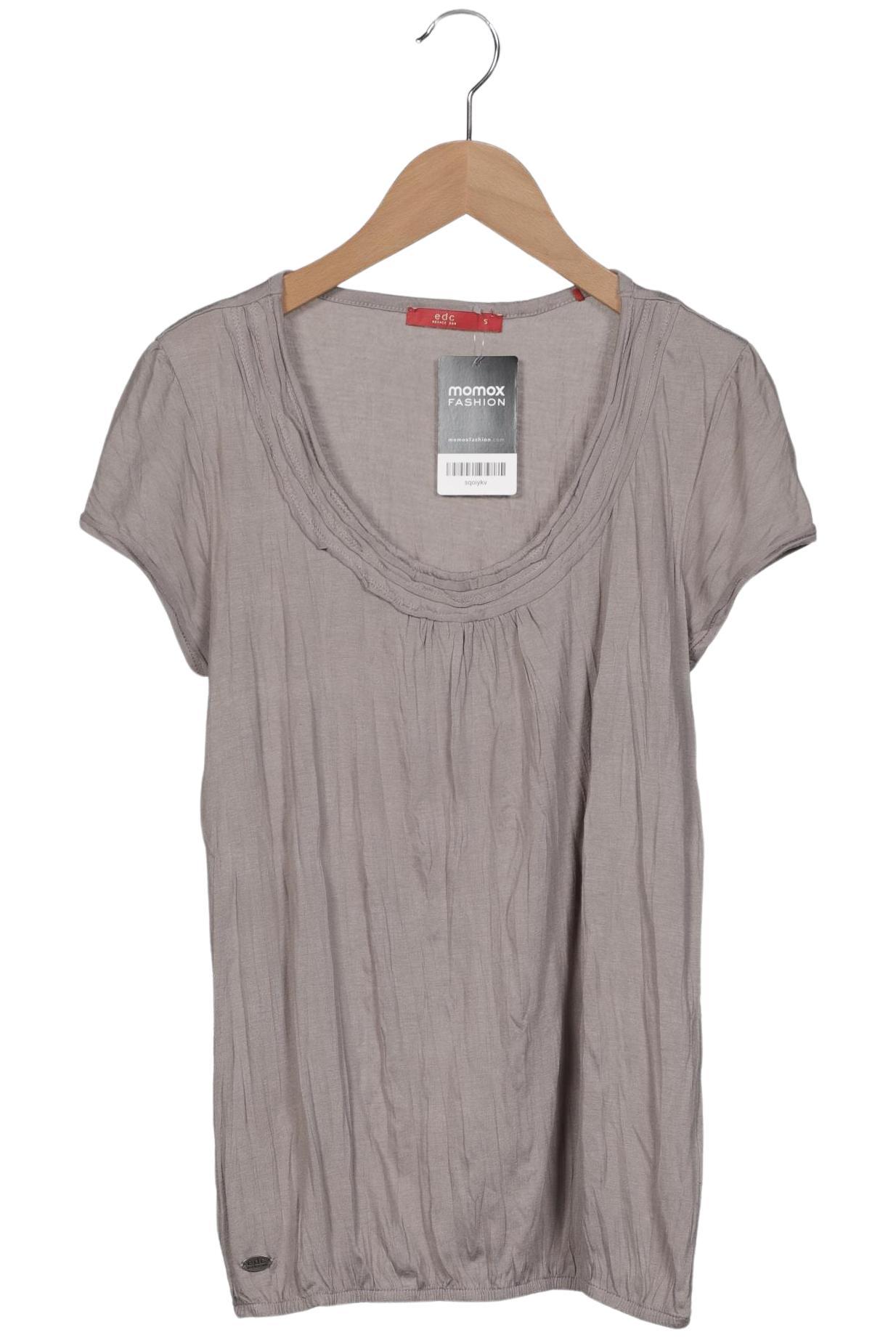 

edc by Esprit Damen T-Shirt, grau, Gr. 36