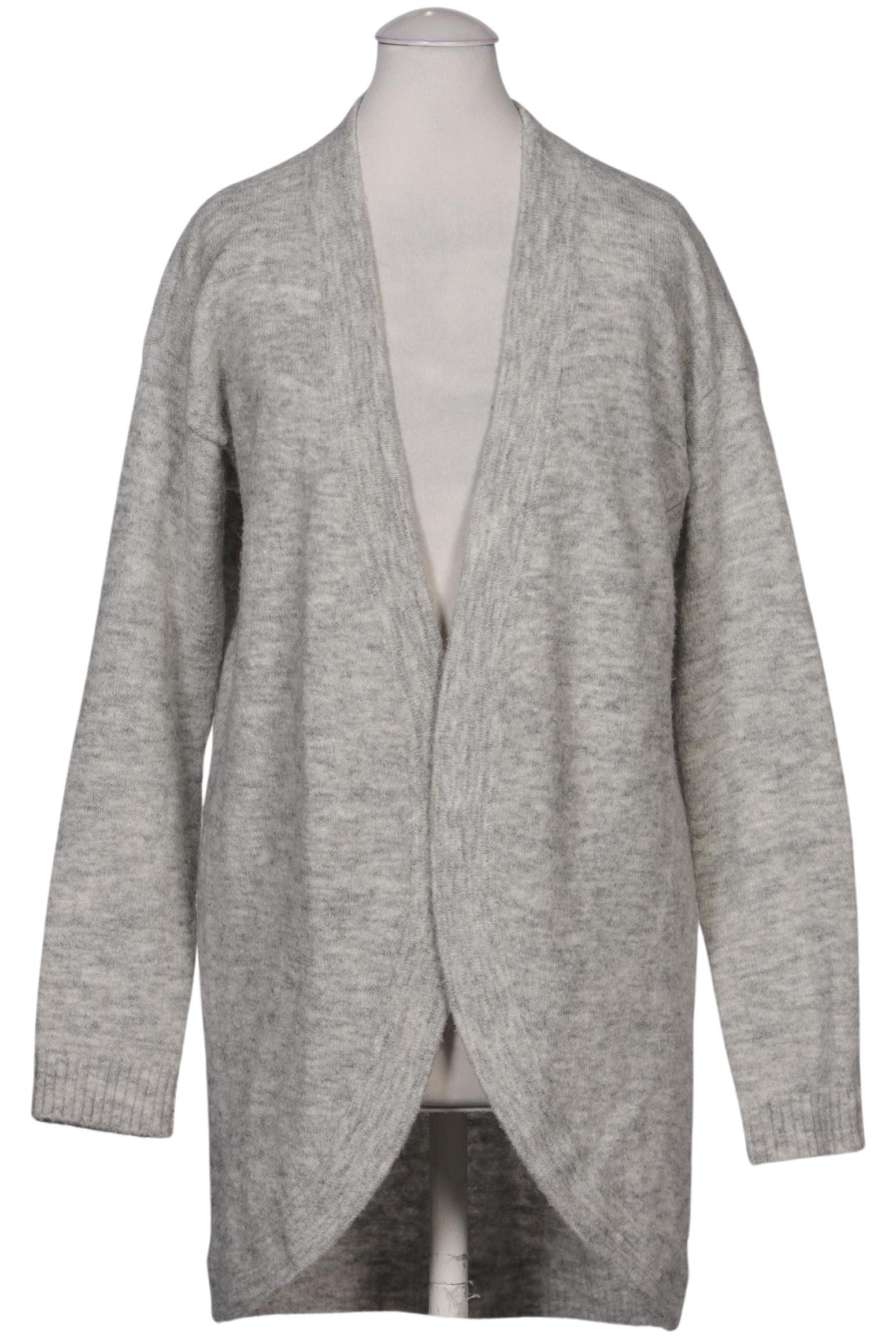 

edc by Esprit Damen Strickjacke, grau, Gr. 34