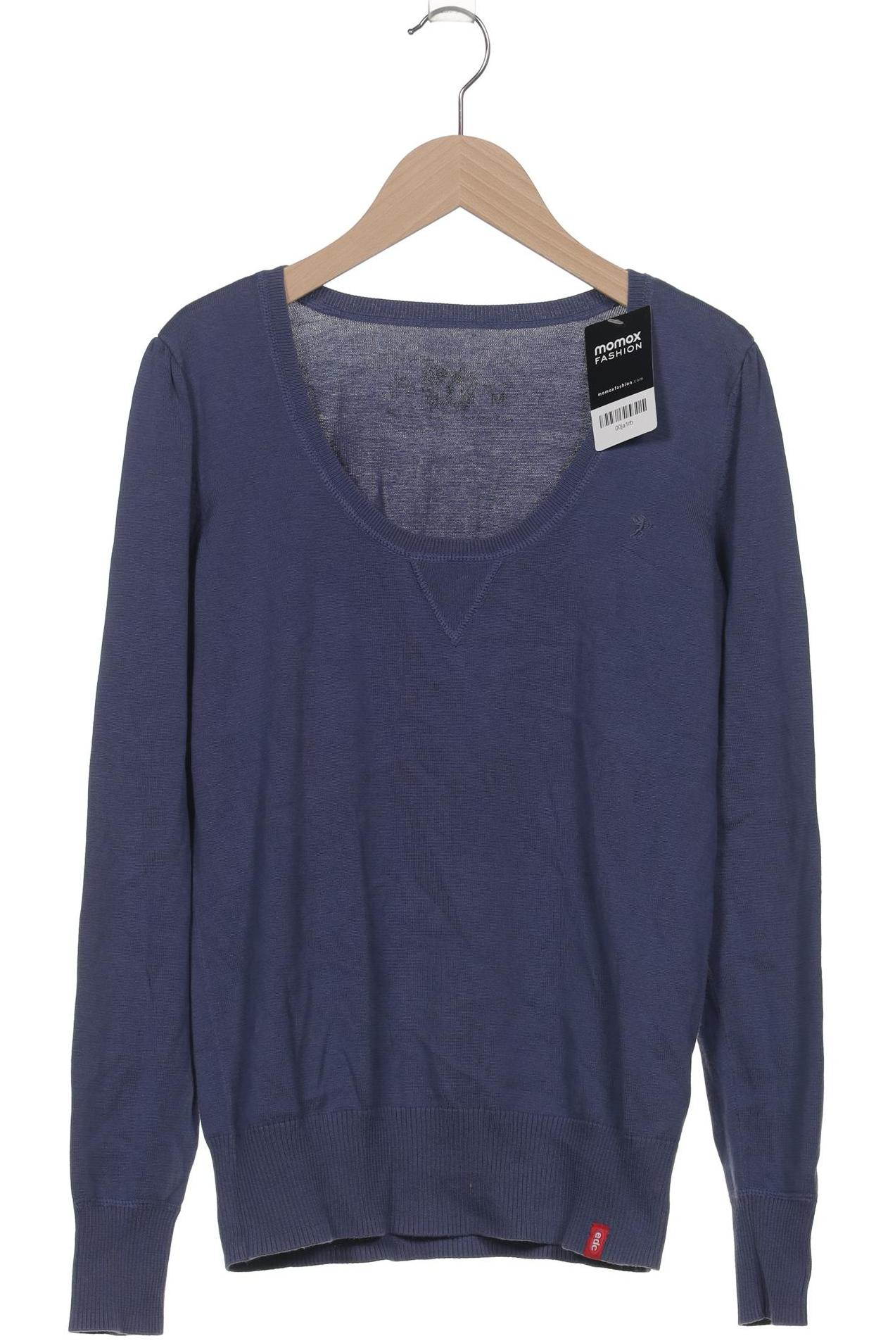 

edc by Esprit Damen Pullover, blau, Gr. 38