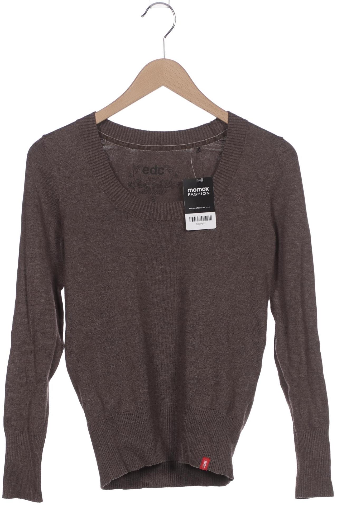 

edc by Esprit Damen Pullover, braun, Gr. 36