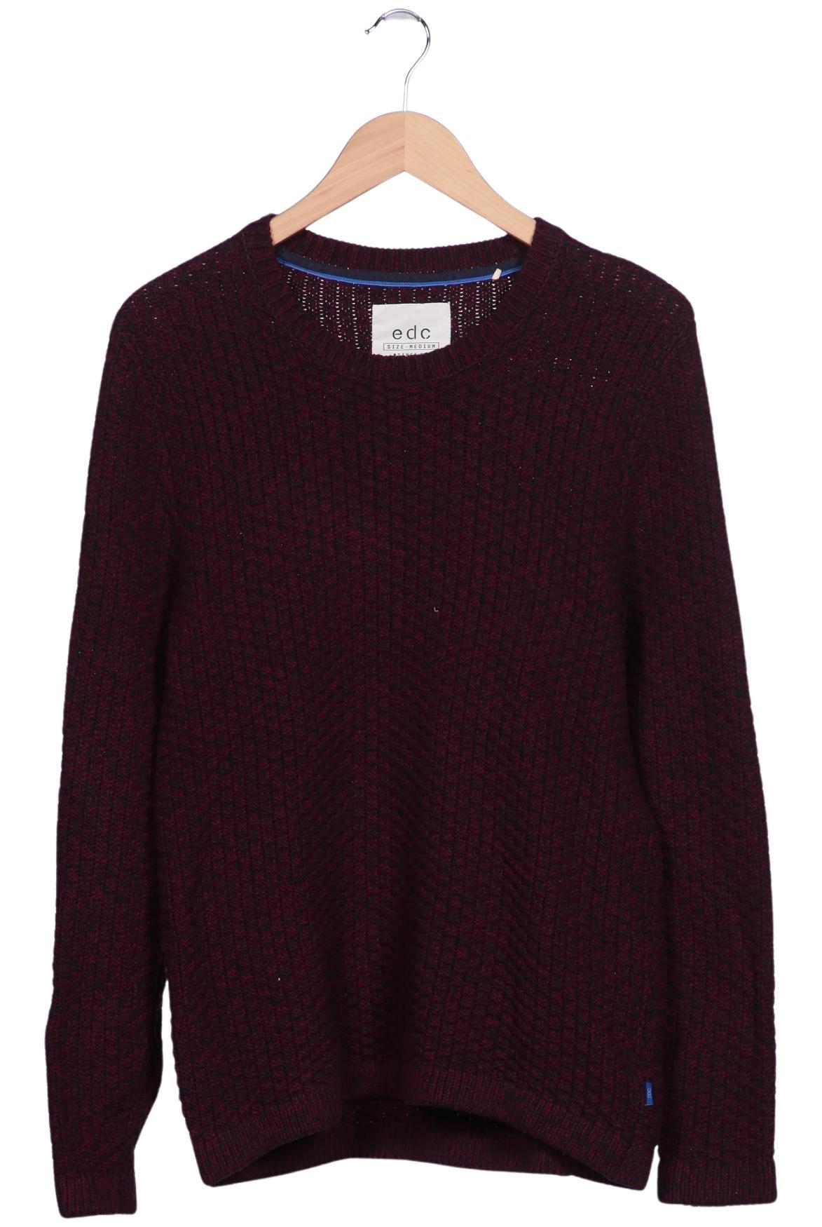 

edc by Esprit Herren Pullover, bordeaux, Gr. 48