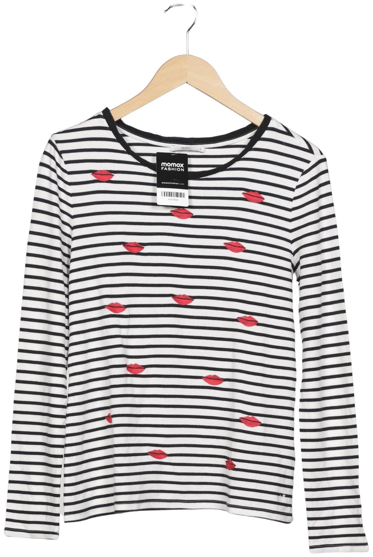 

edc by Esprit Damen Langarmshirt, mehrfarbig, Gr. 42