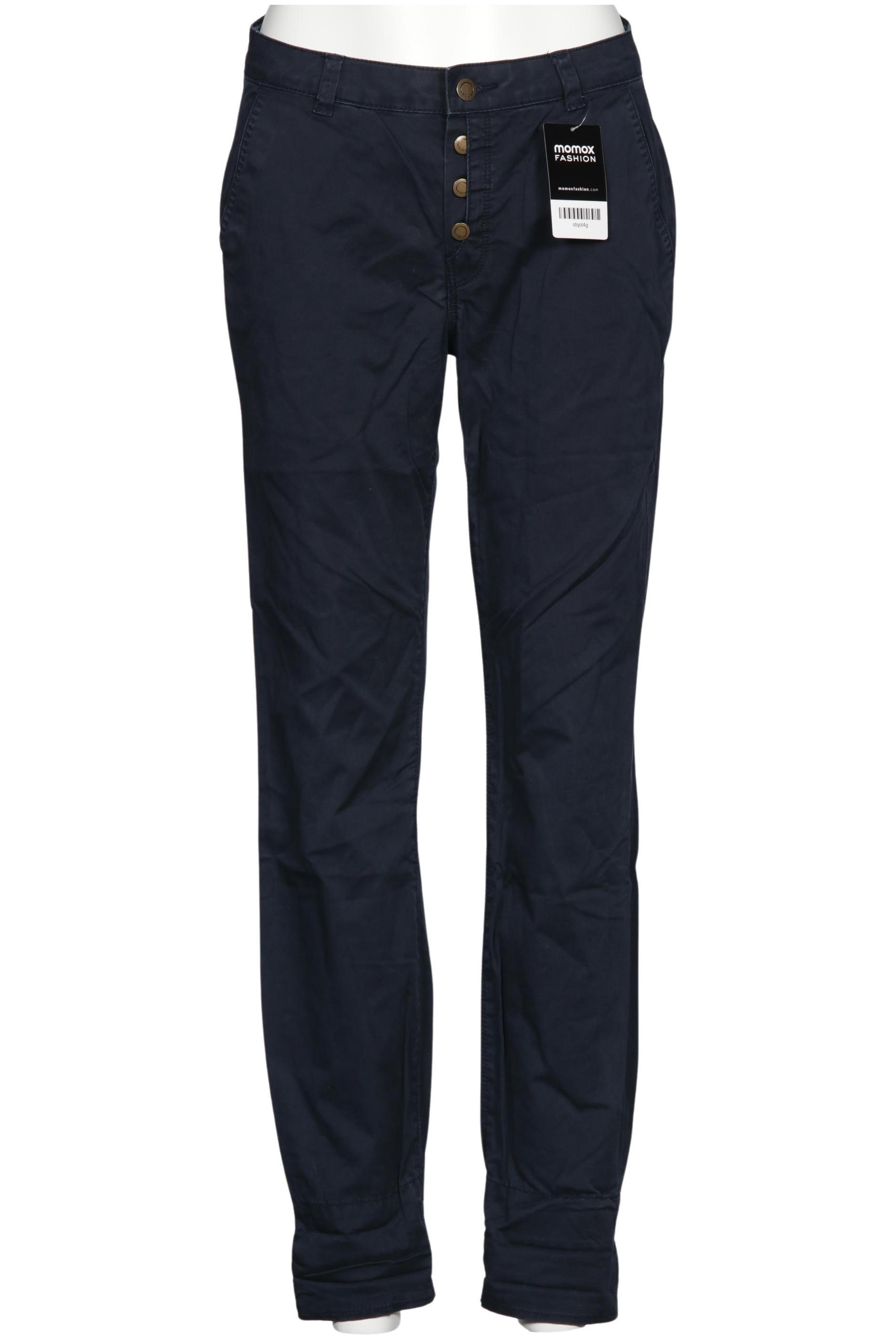 

edc by Esprit Damen Stoffhose, marineblau, Gr. 34