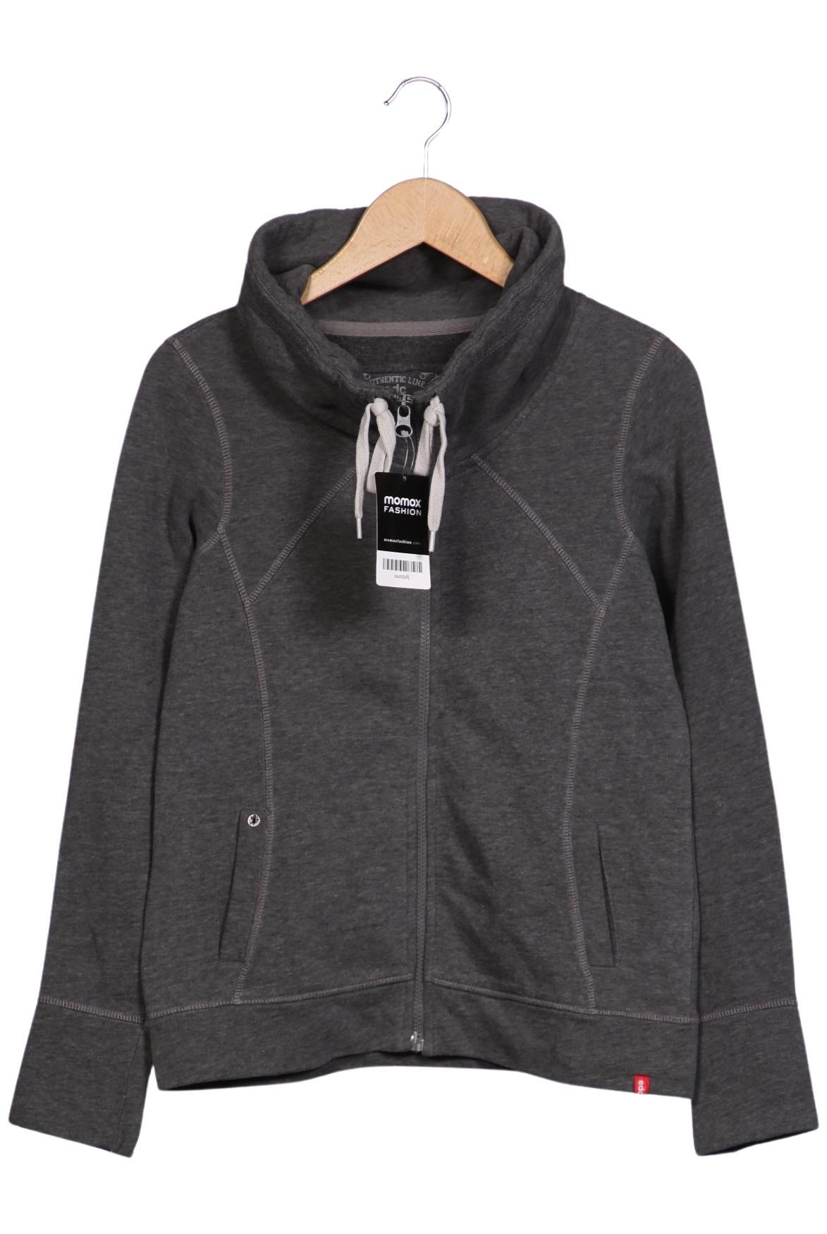 

edc by Esprit Damen Sweatshirt, grau, Gr. 34