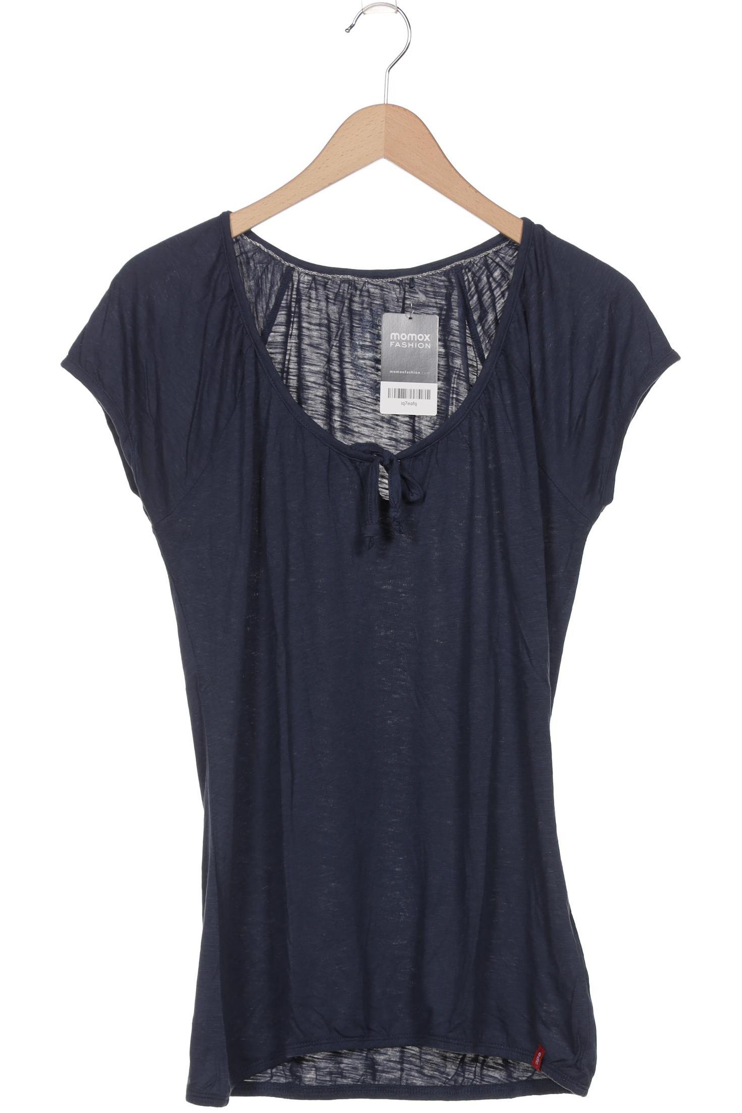 

edc by Esprit Damen T-Shirt, marineblau, Gr. 42