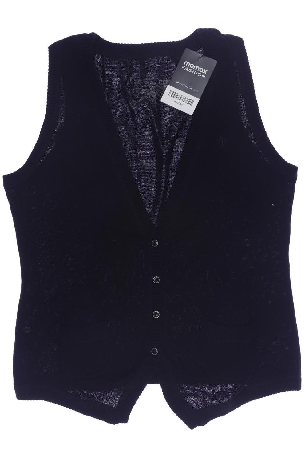 

edc by Esprit Damen Weste, schwarz, Gr. 36