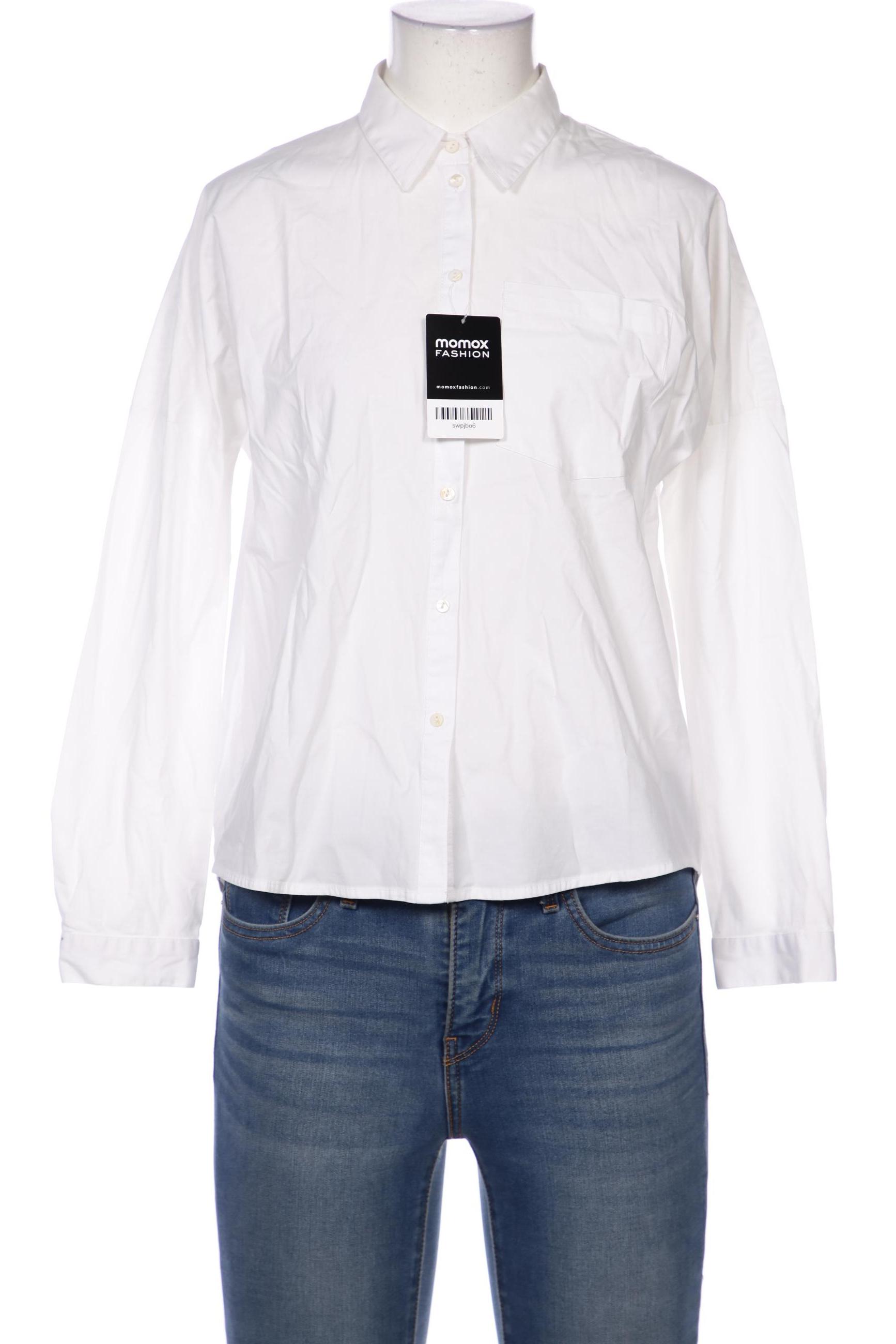 

edc by Esprit Damen Bluse, weiß, Gr. 34