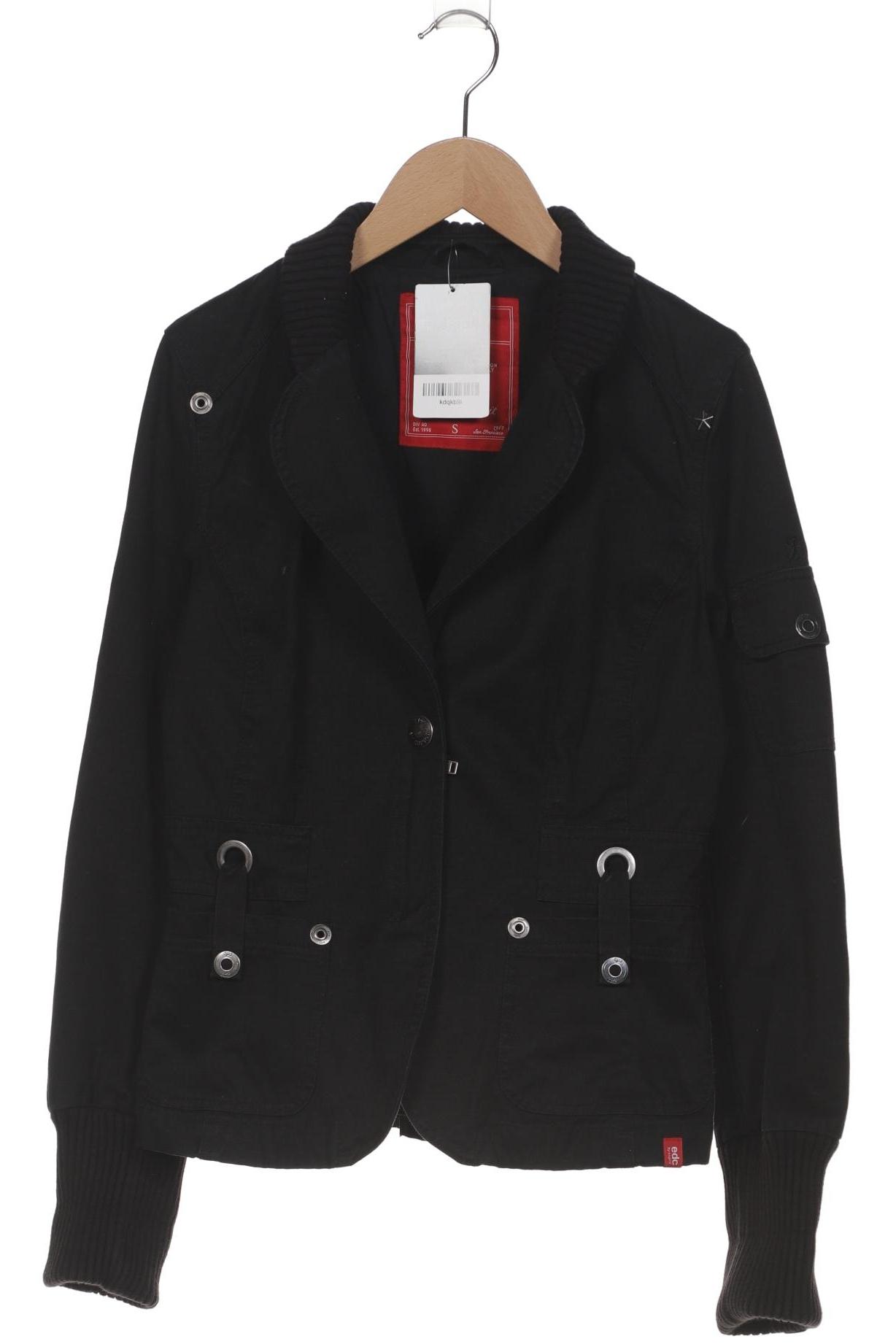 

edc by Esprit Damen Jacke, schwarz, Gr. 36