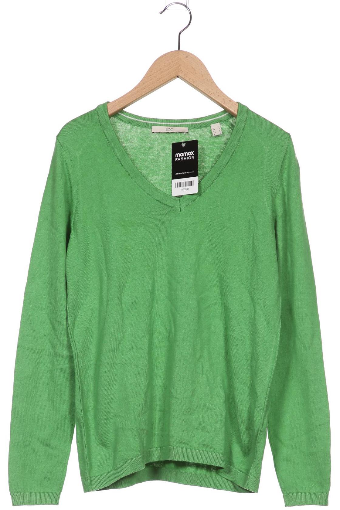 

edc by Esprit Damen Pullover, grün, Gr. 36