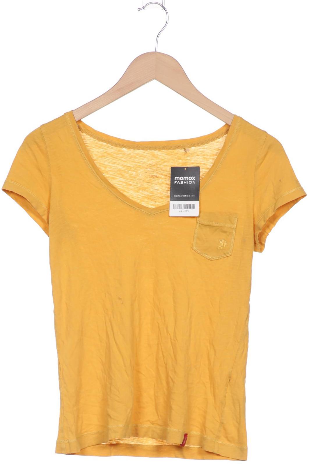 

edc by Esprit Damen T-Shirt, gelb, Gr. 34