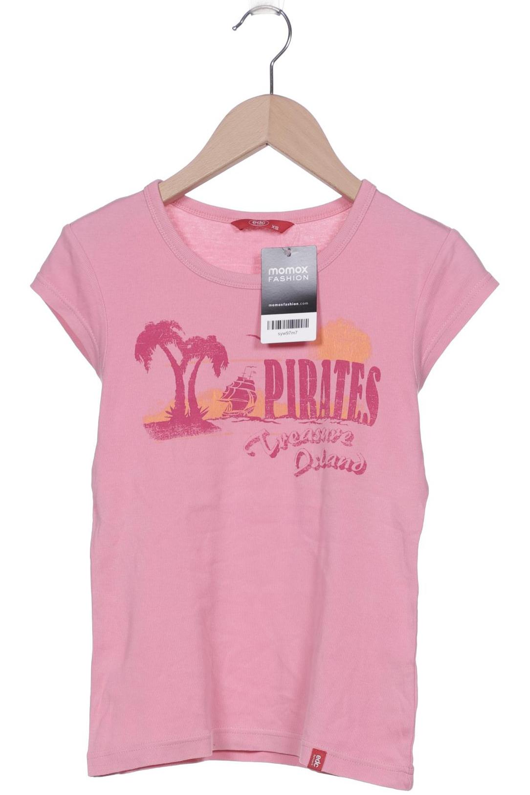 

edc by Esprit Damen T-Shirt, pink, Gr. 34