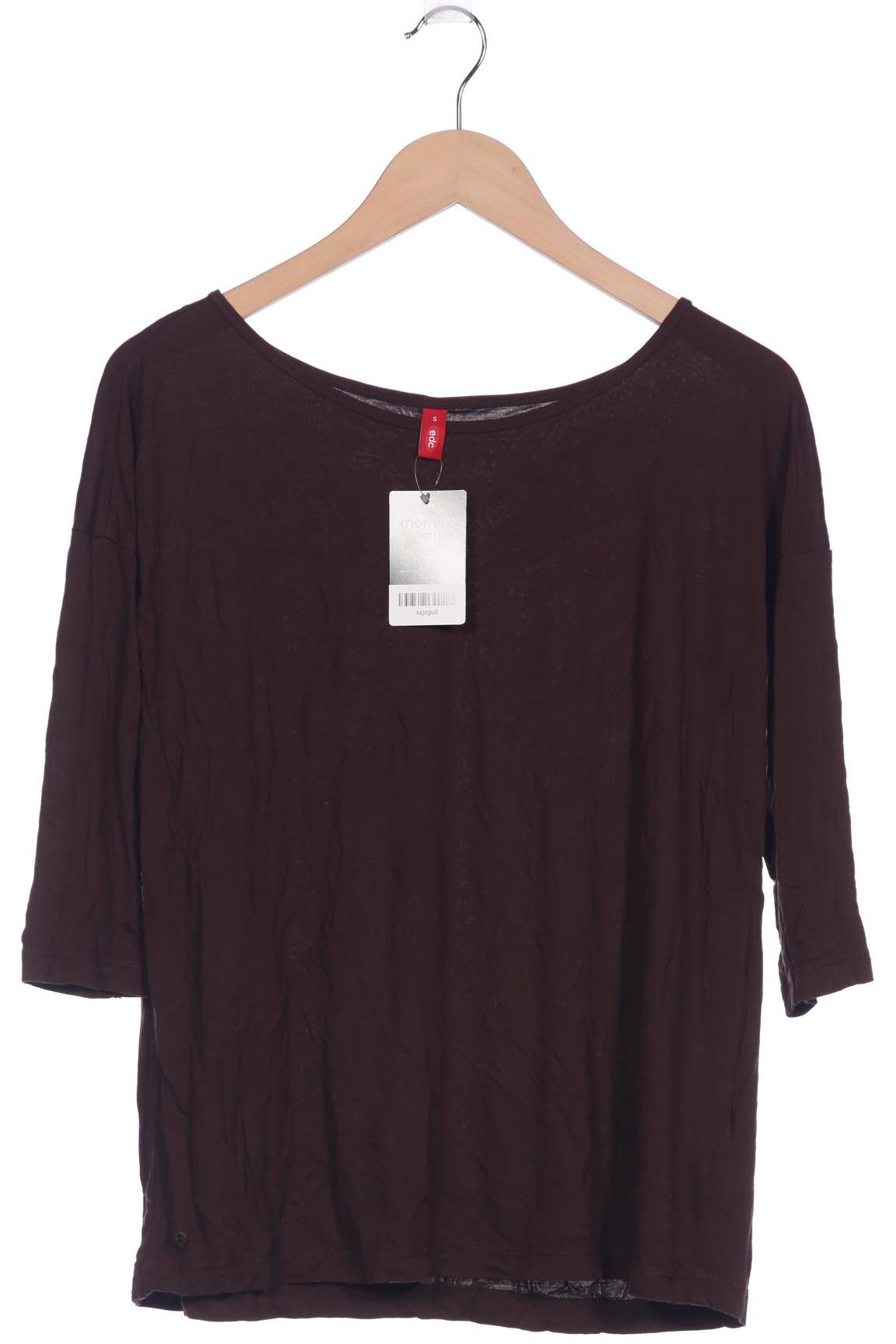 

edc by Esprit Damen T-Shirt, braun, Gr. 36