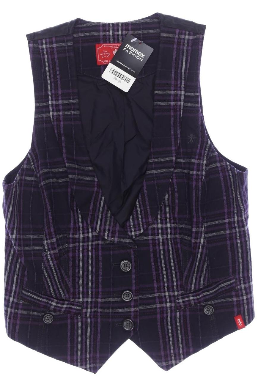 

edc by Esprit Damen Weste, schwarz, Gr. 44