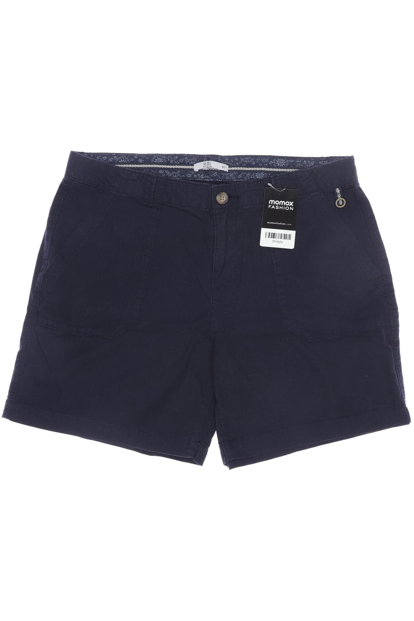 

edc by Esprit Damen Shorts, marineblau, Gr. 40