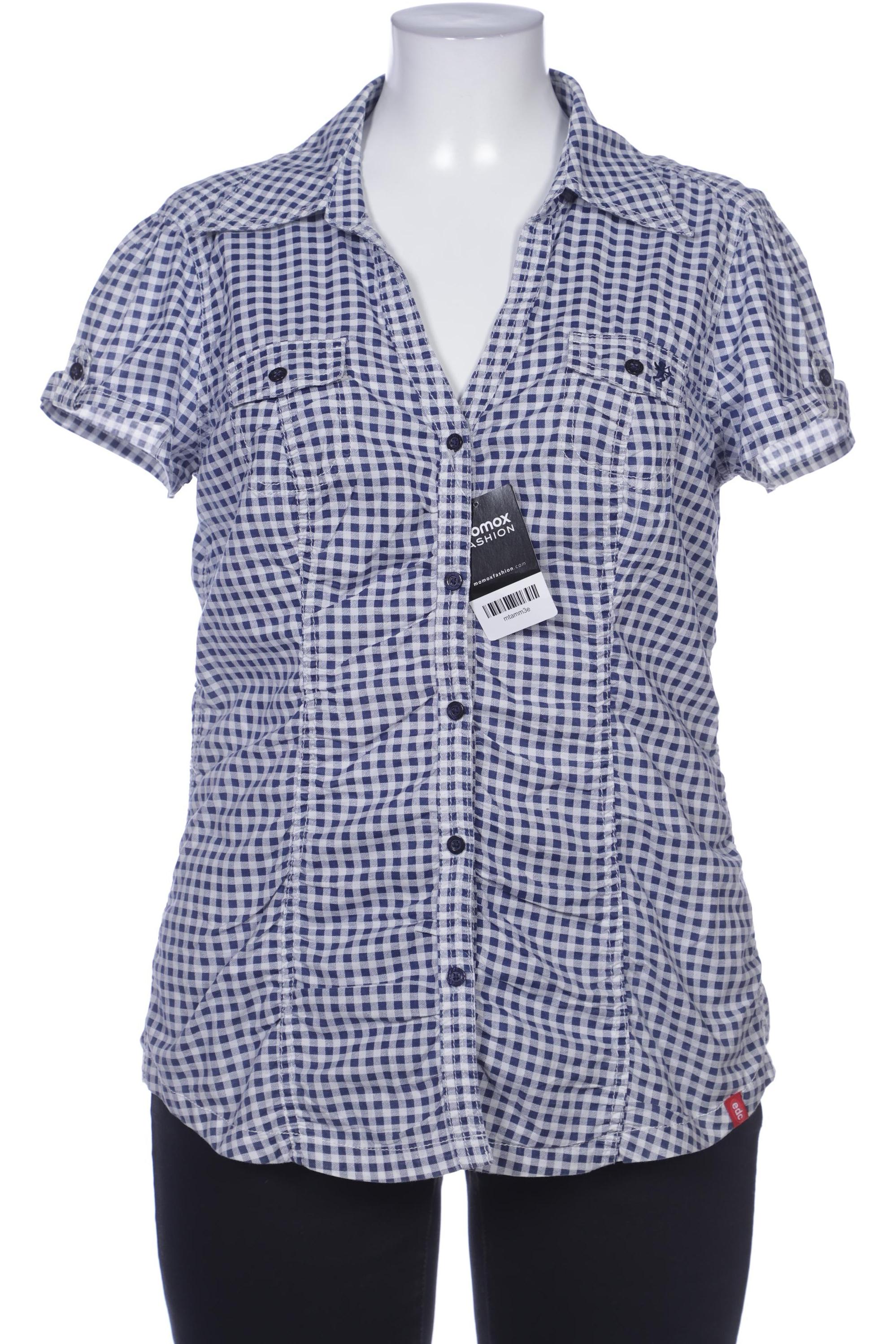 

edc by Esprit Damen Bluse, marineblau, Gr. 44