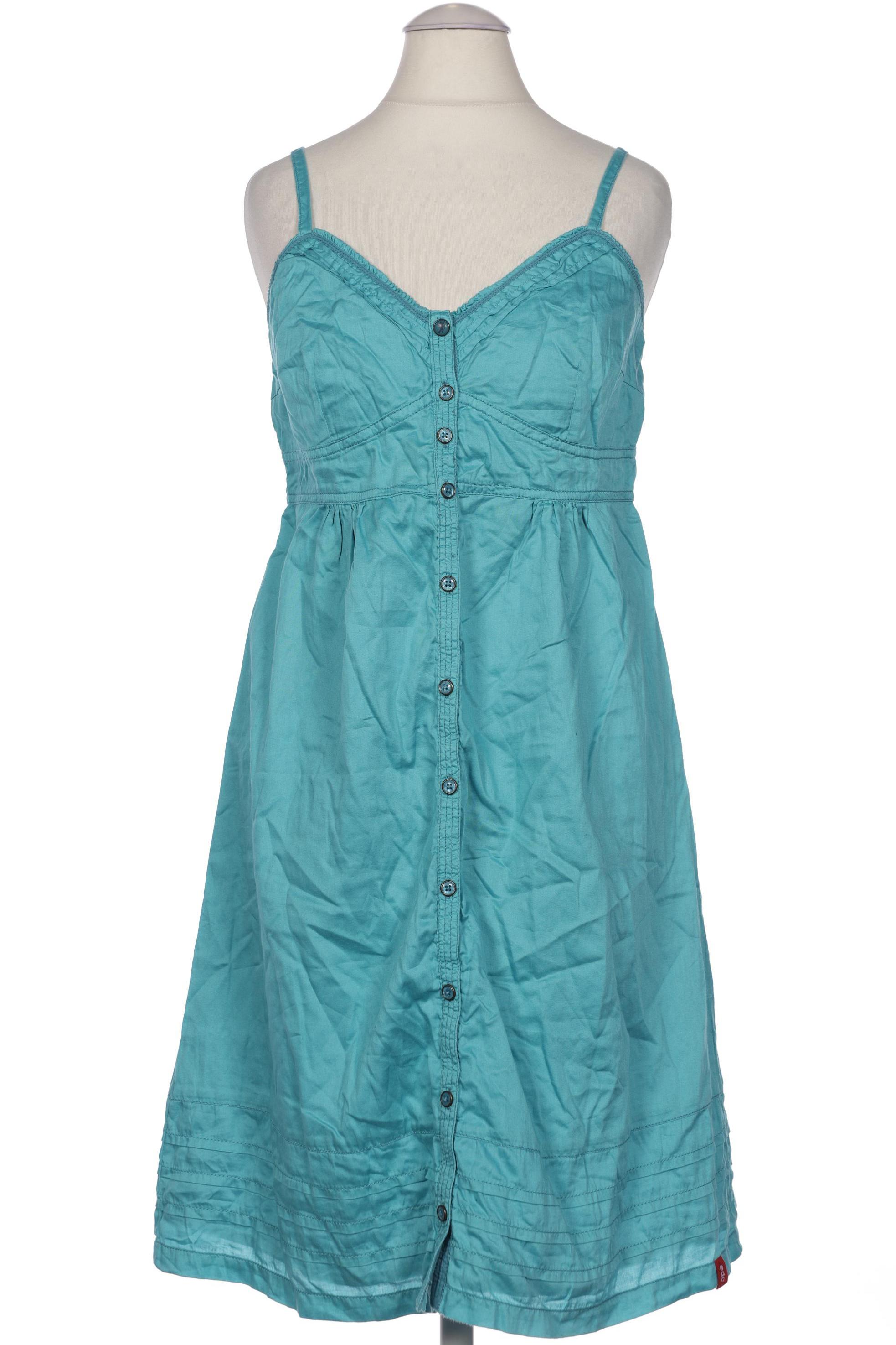 

edc by Esprit Damen Kleid, blau, Gr. 36