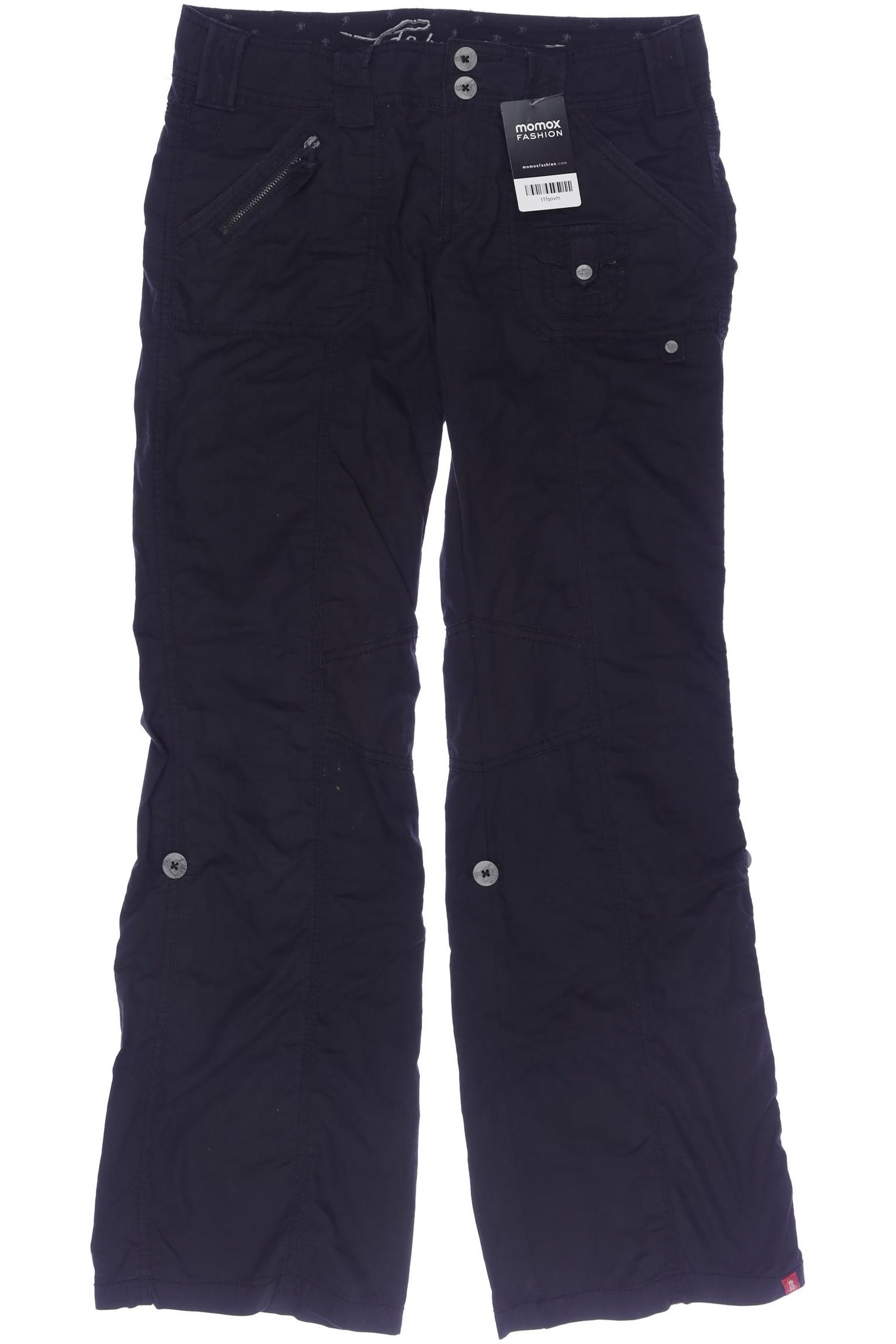 

edc by Esprit Damen Stoffhose, schwarz, Gr. 36